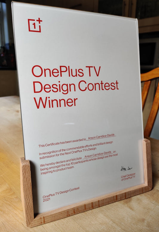 Finalist In OnePlus TV Design Contest
