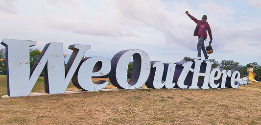 Goodstart Jones at We Out Here Festival Sign