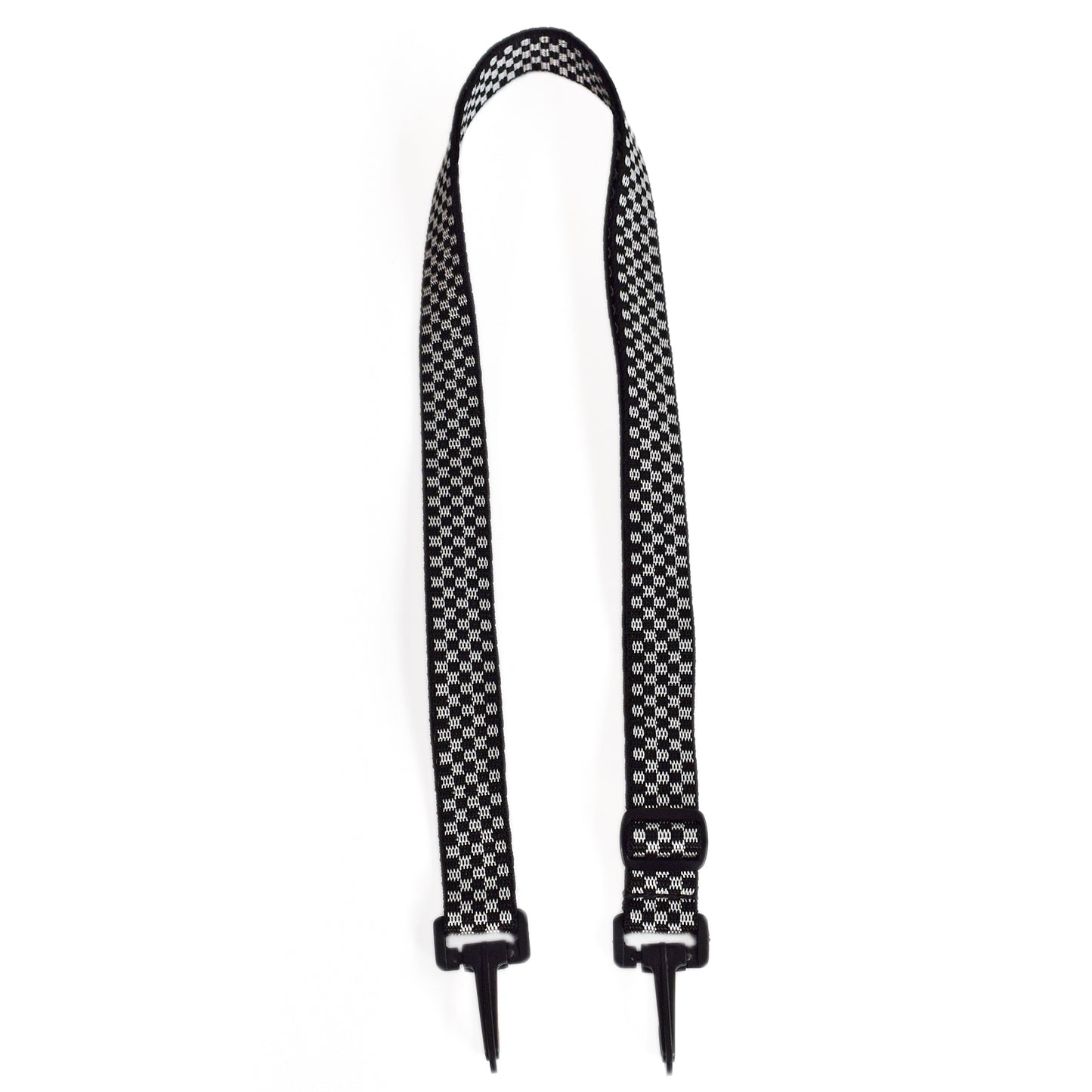 Universal Adjustable Shoulder Strap 25mm BLACK & WHITE CHECKERED