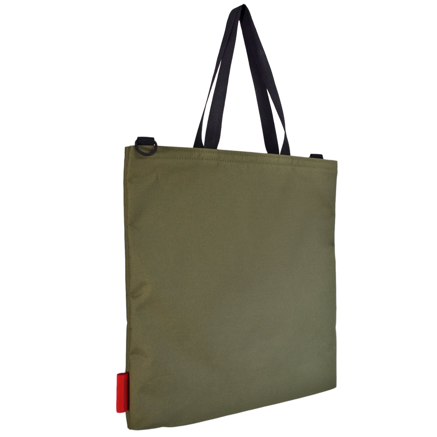 Oversized RECORD Tote Bag | OLIVE GREEN