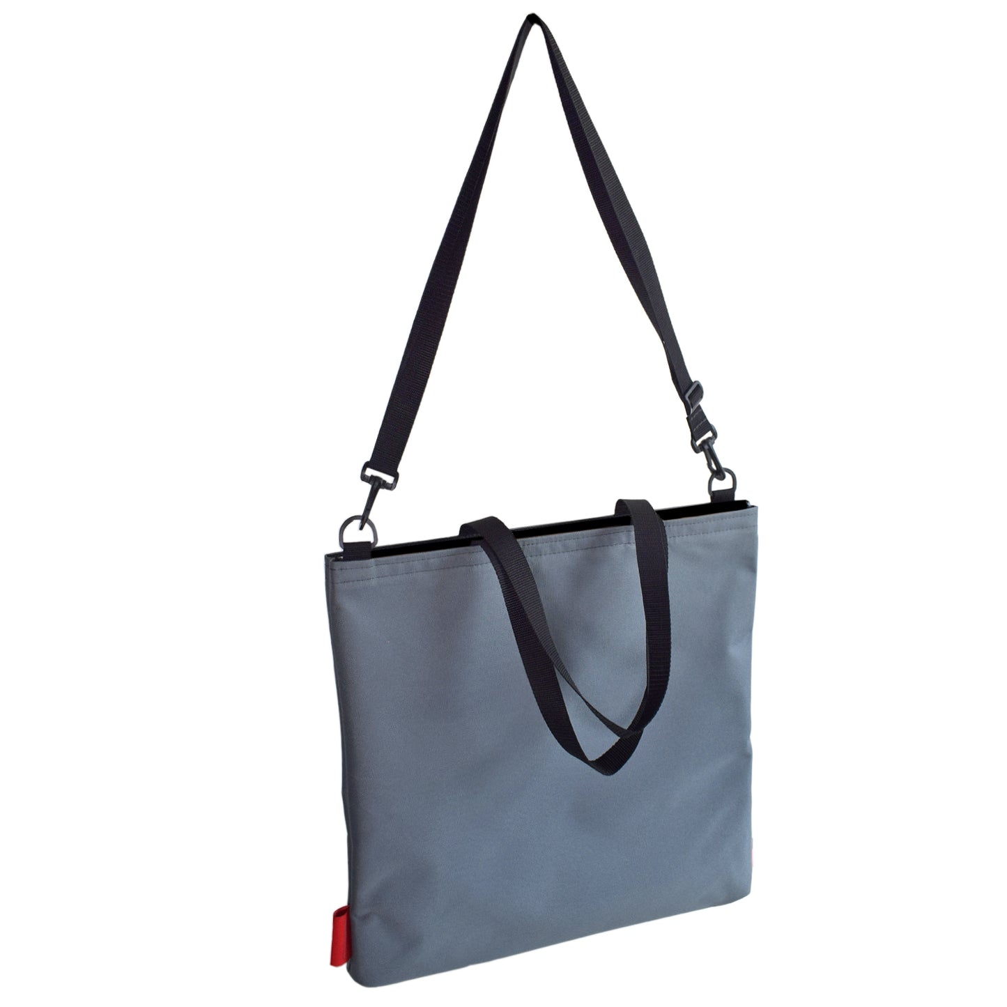 Oversized RECORD Tote Bag | GREY
