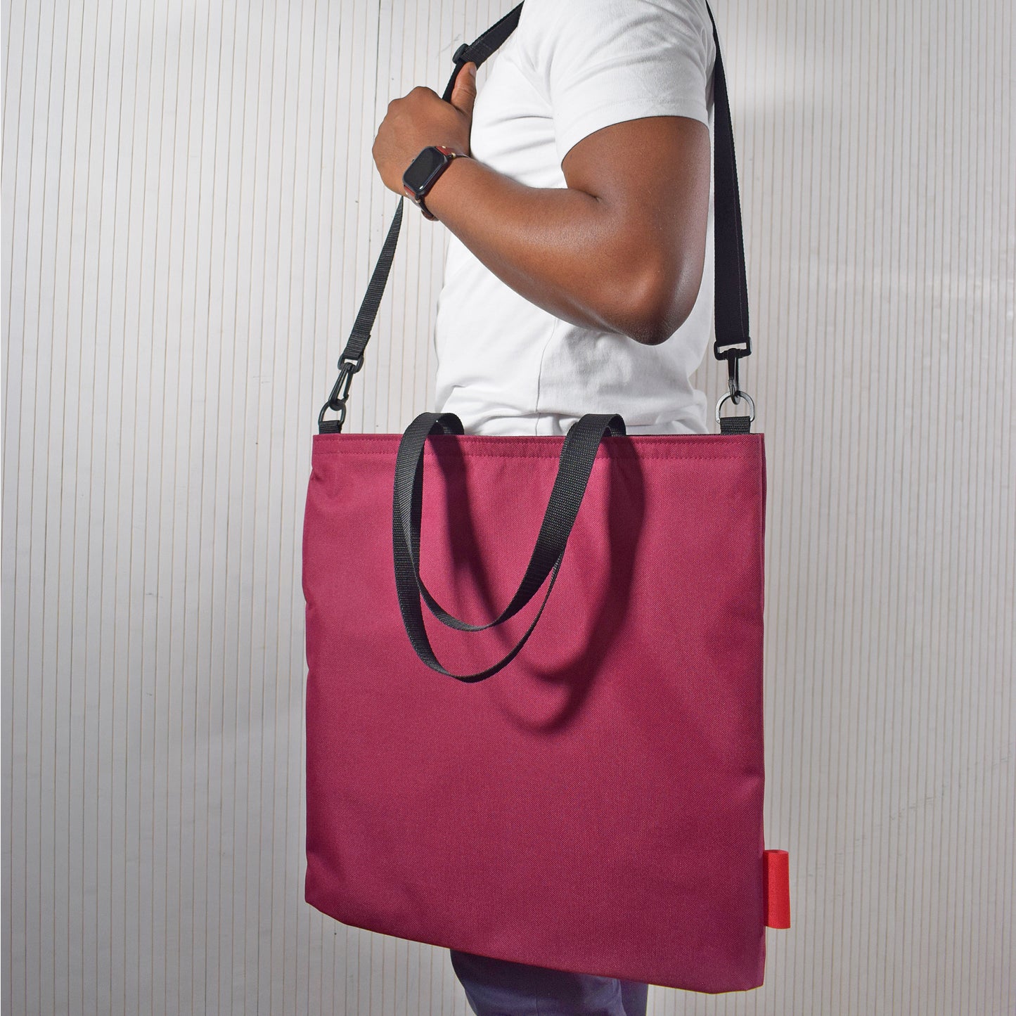 UTILITY Tote Bag | BURGUNDY