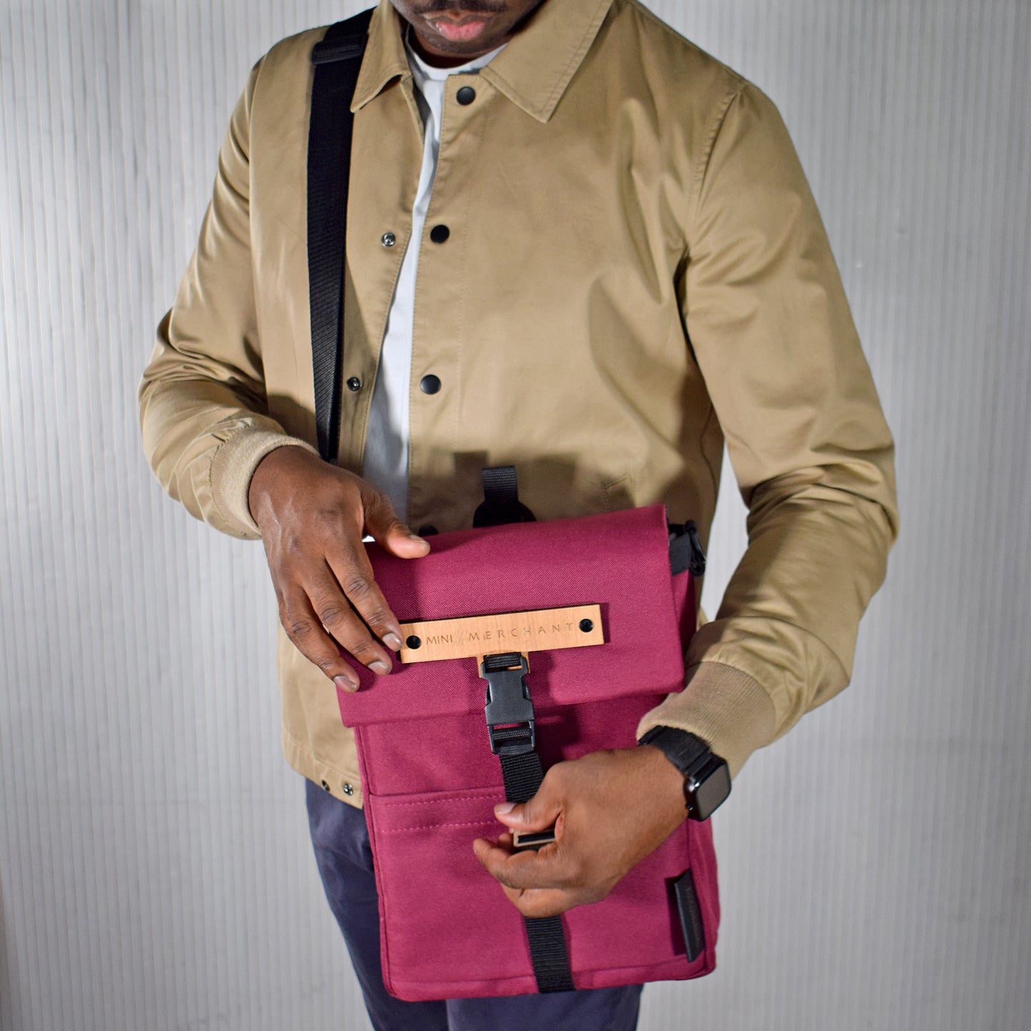 Mini Merchant Backpack | WINE