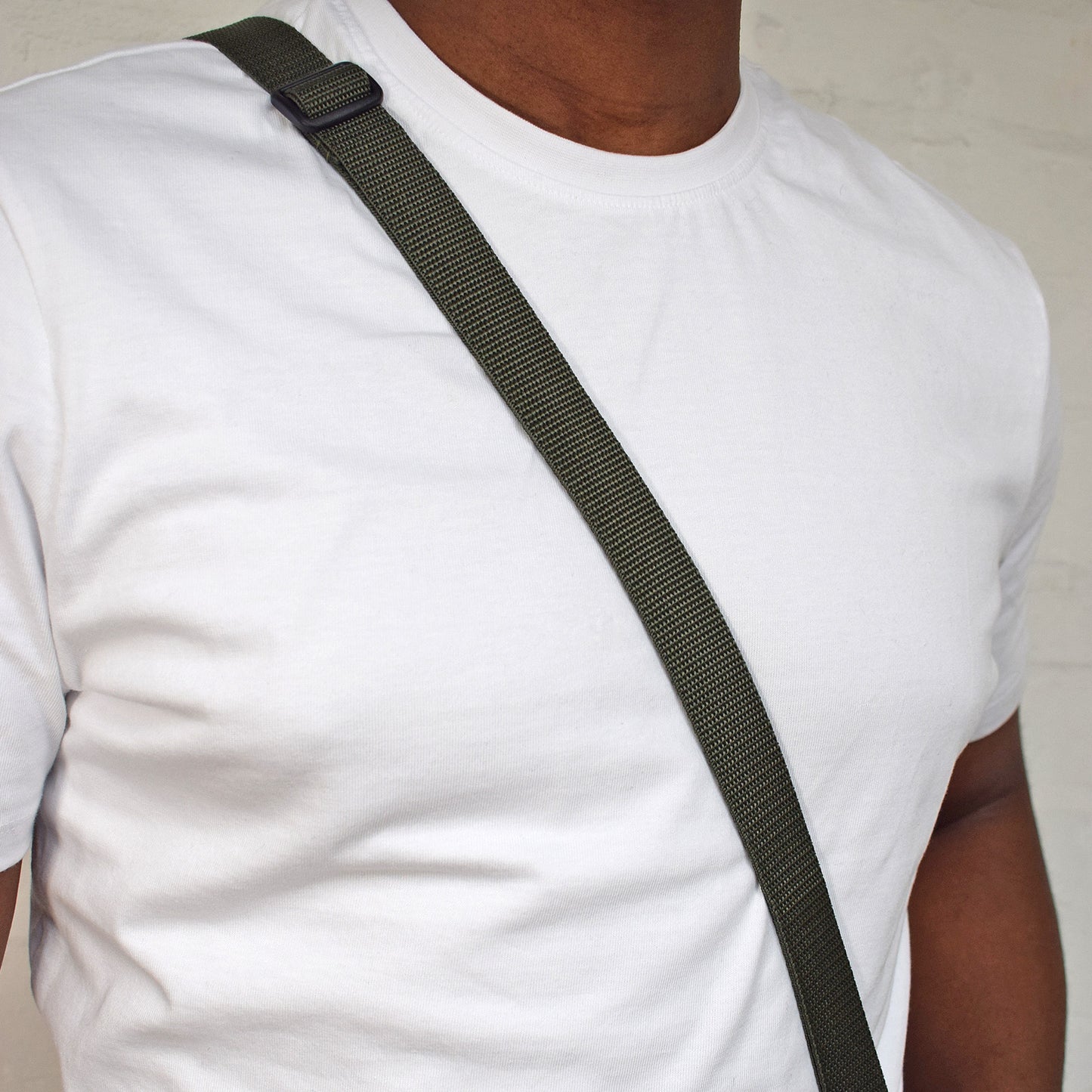 Universal Adjustable Shoulder Strap 25mm OLIVE GREEN