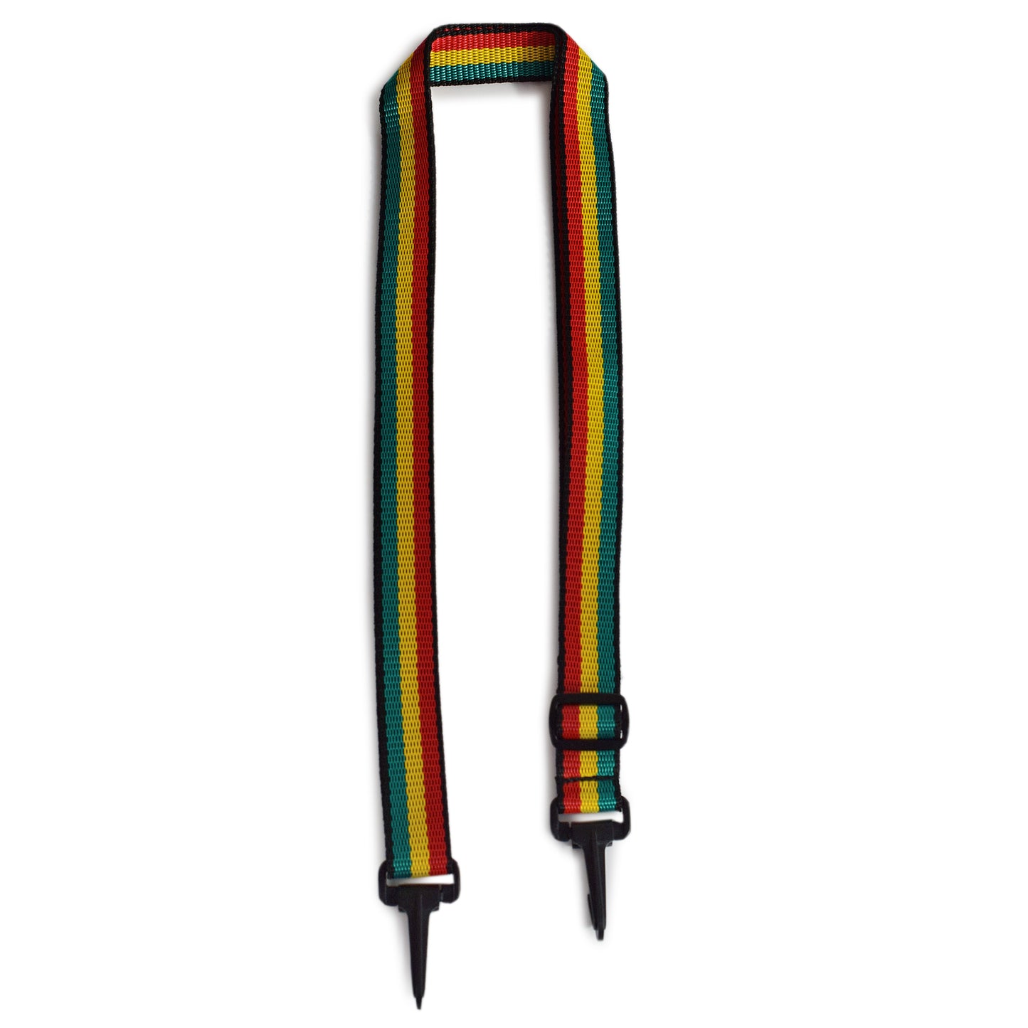shoulder strap made with Jamaican flag colours