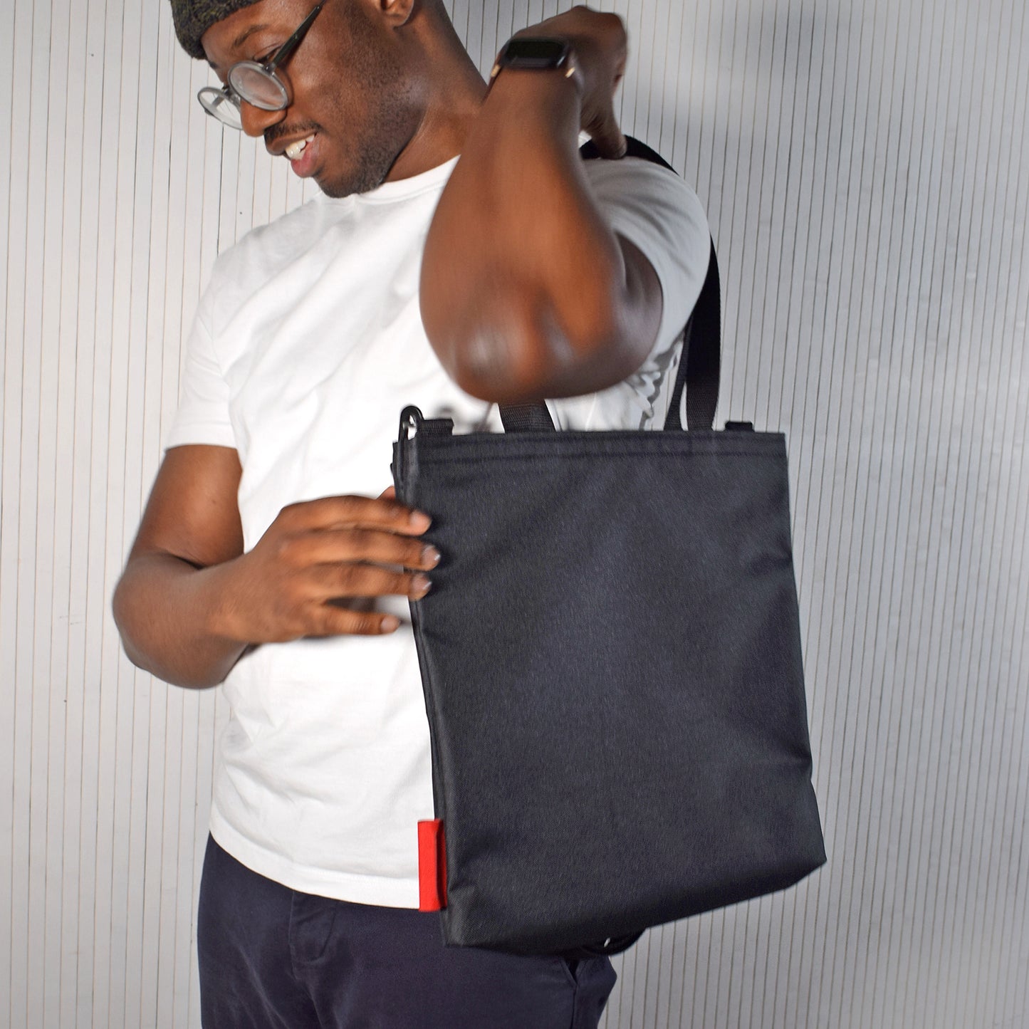 Record Tote Bag | BLACK