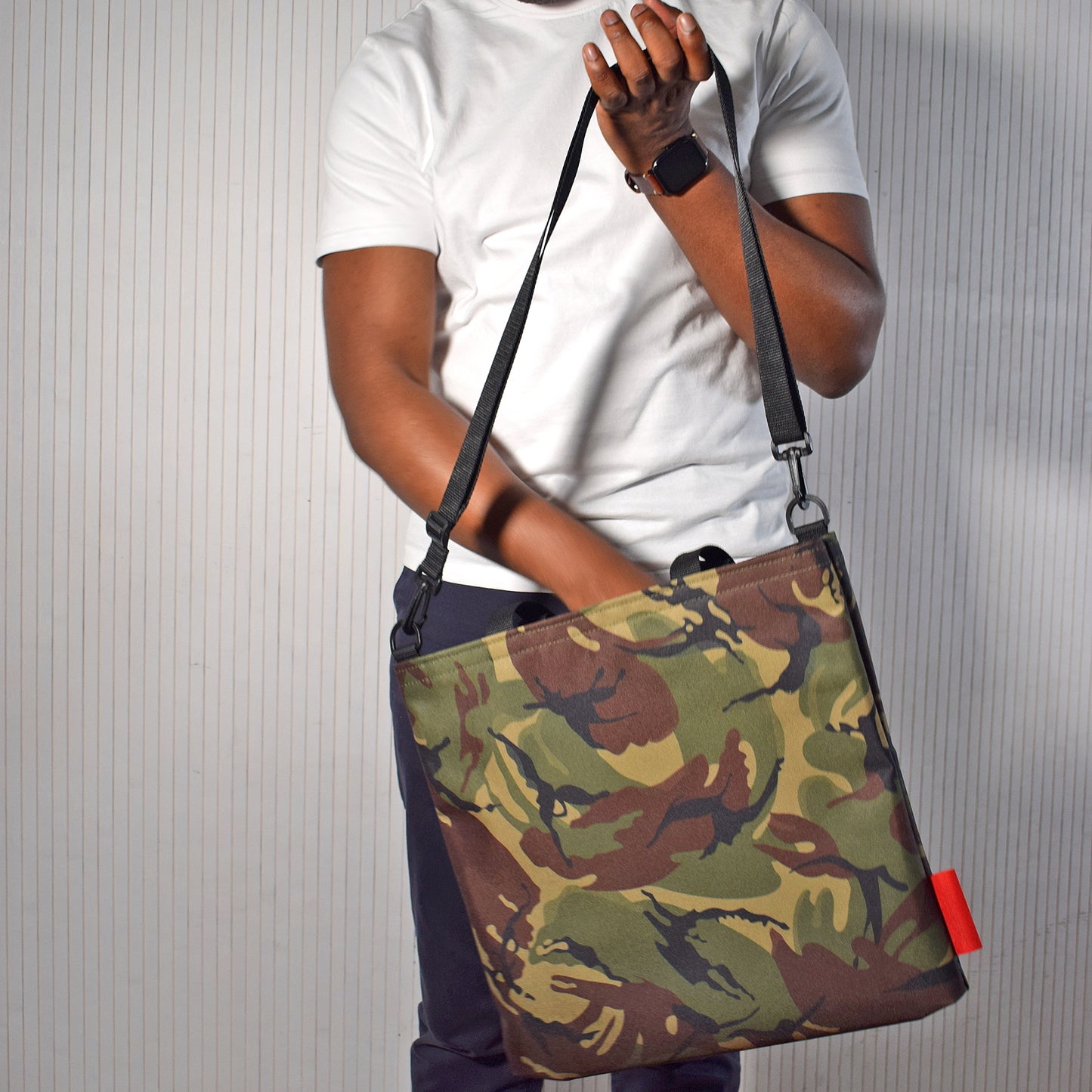 Record Tote Bag | CAMO GREEN