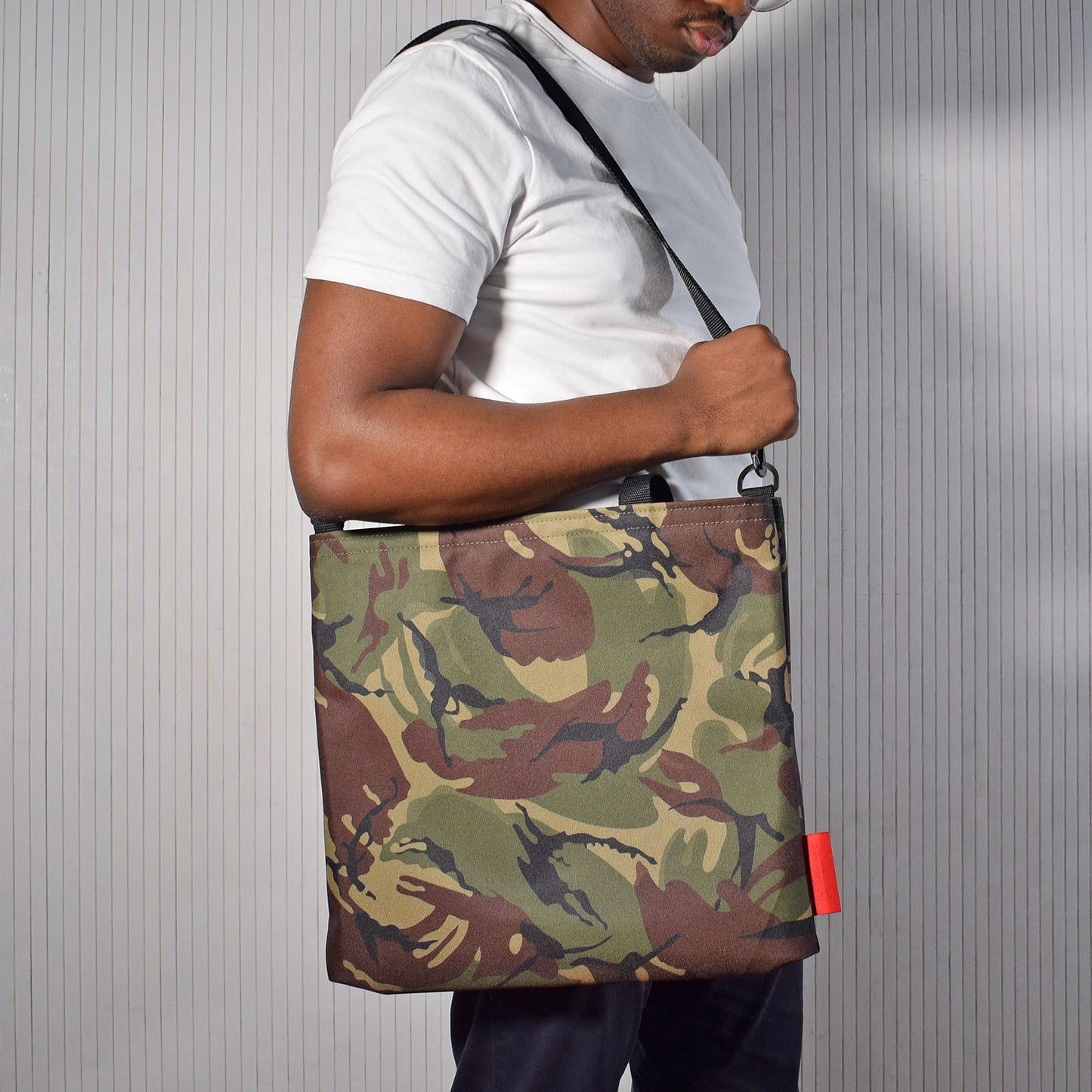 Record Tote Bag | CAMO GREEN