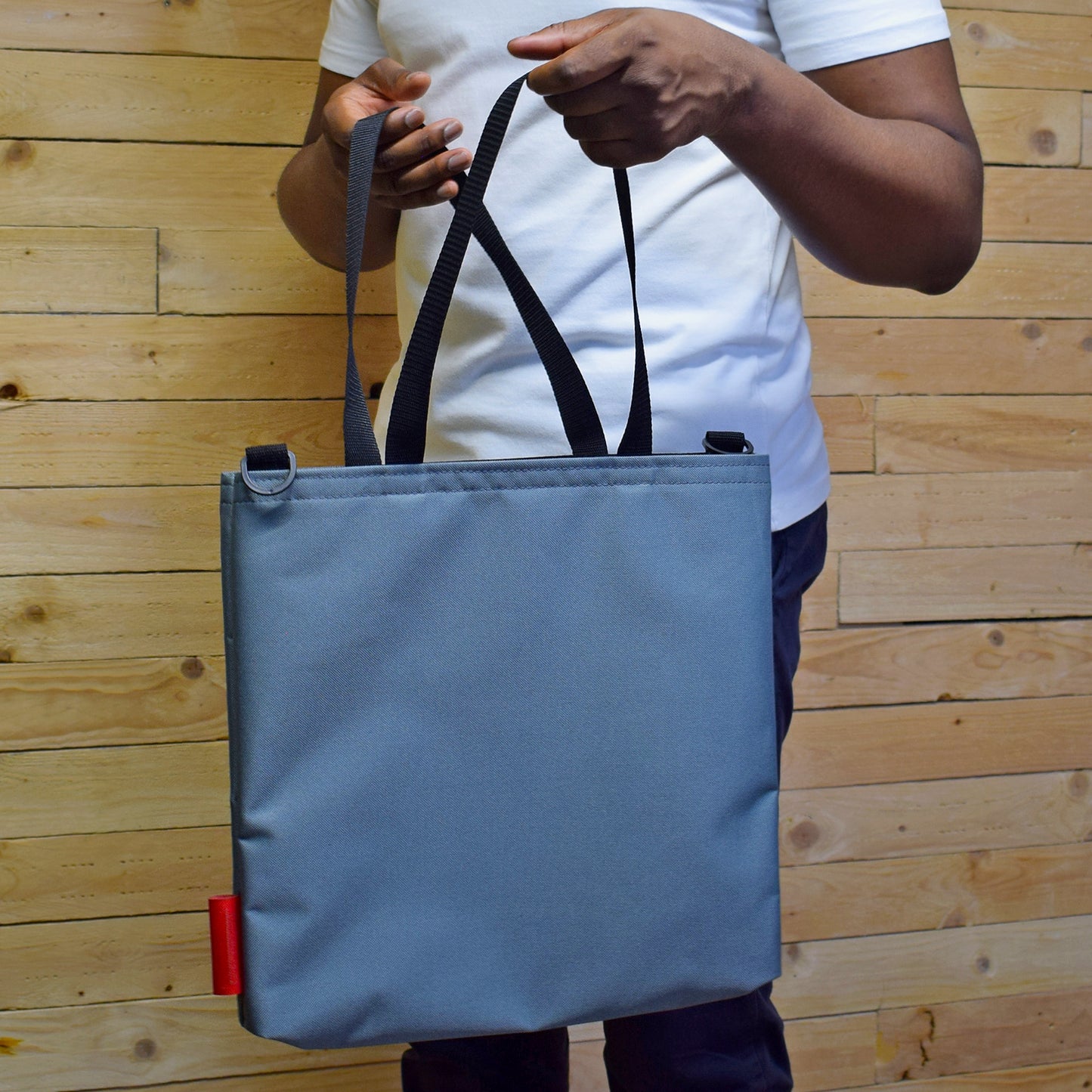 Compact UTILITY Tote Bag | GREY