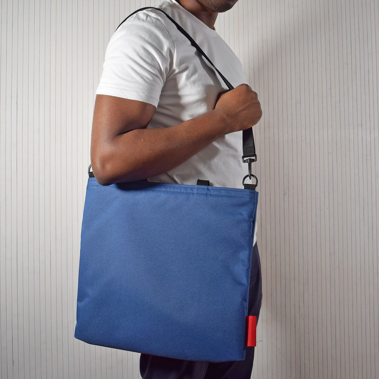Record Tote Bag | NAVY BLUE