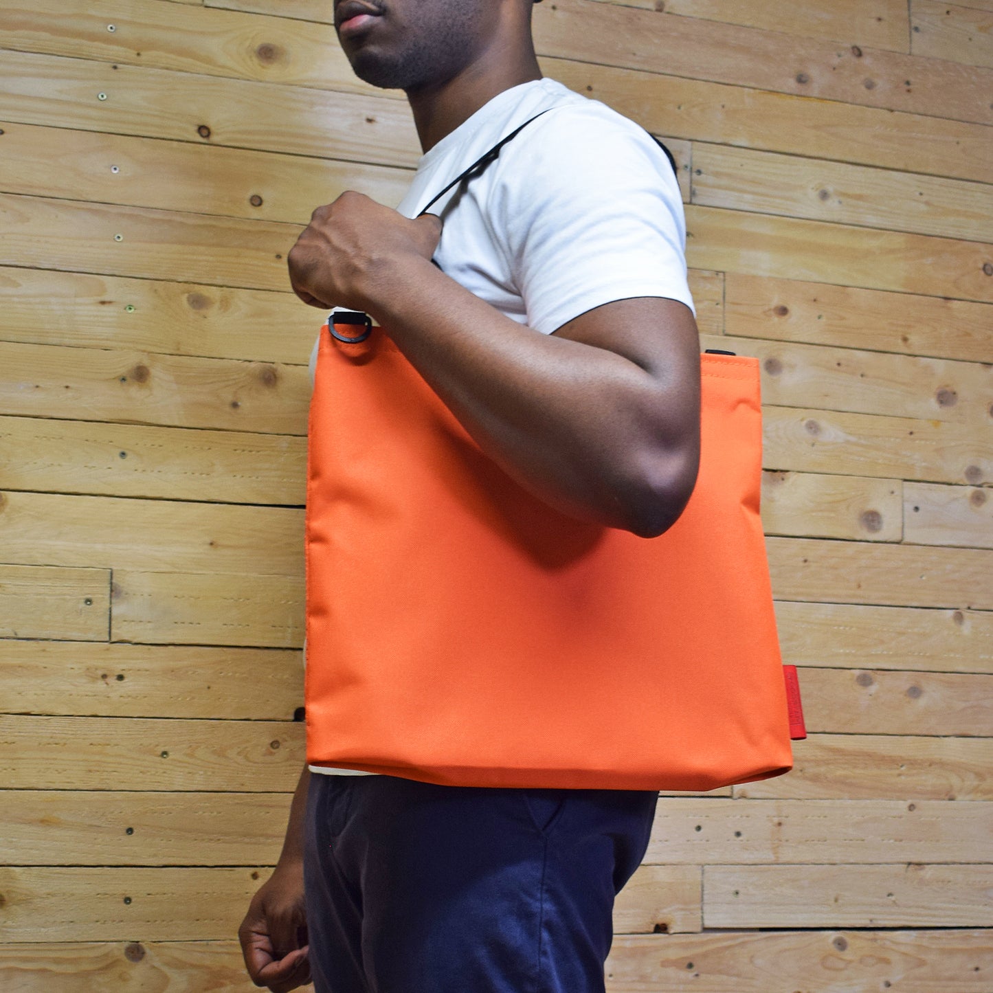 Record Tote Bag | ORANGE