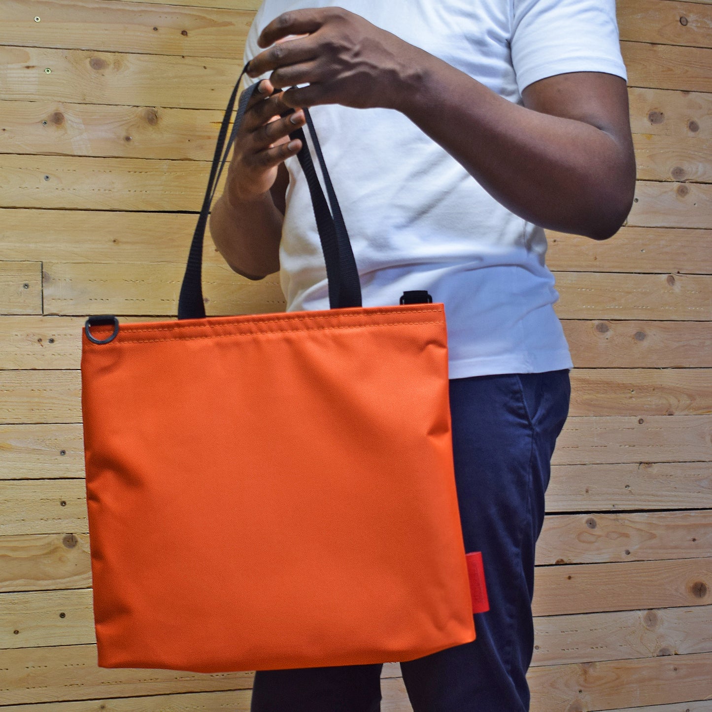 Record Tote Bag | ORANGE