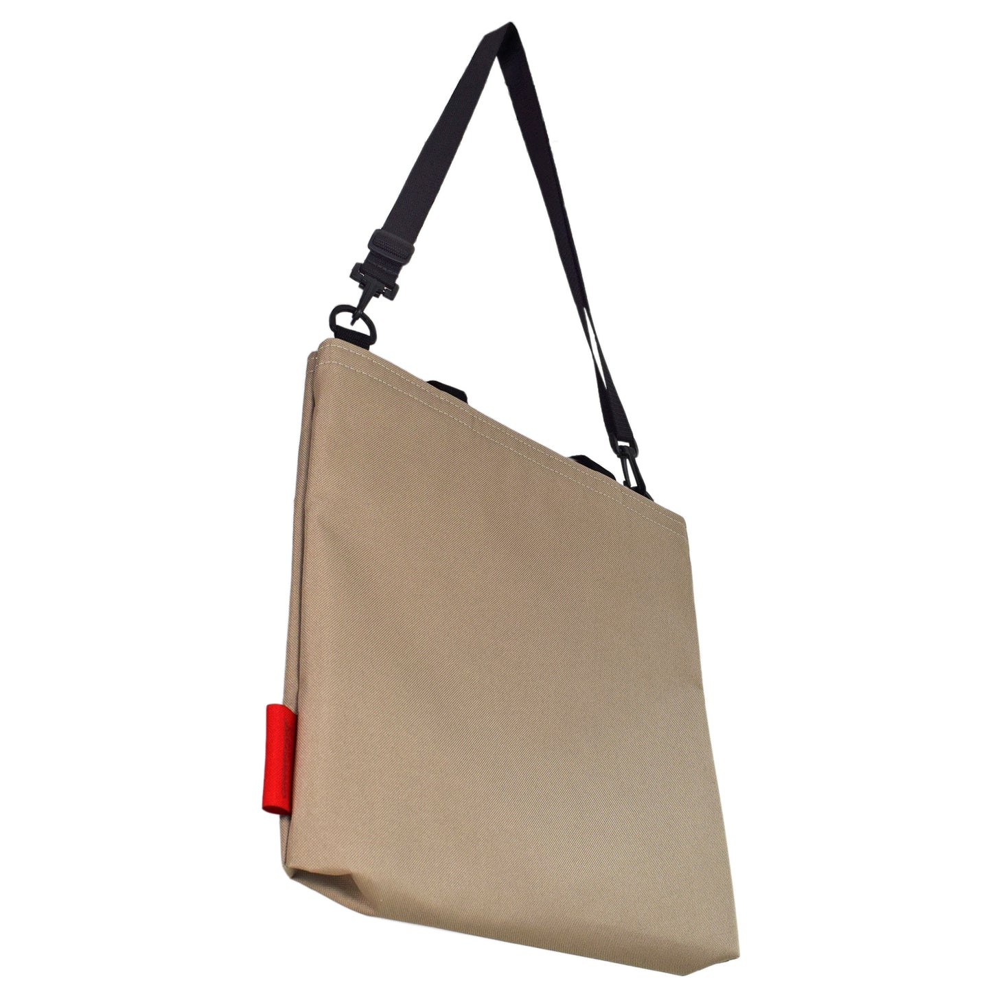 Tote bag with detachable shoulder straps in water resistant fabric and liner made by Goodstart Jones
