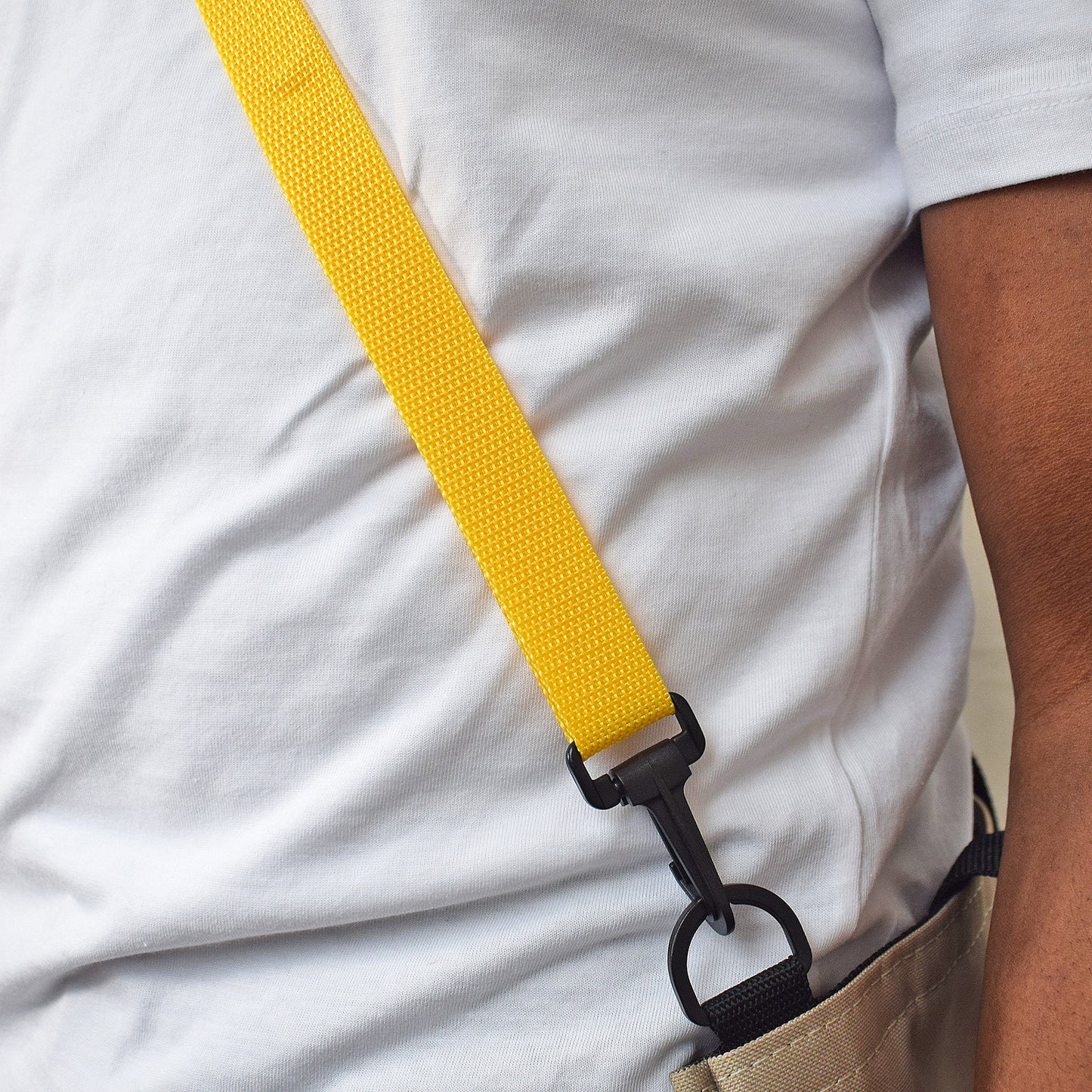 Universal Adjustable Shoulder Strap 25mm YELLOW