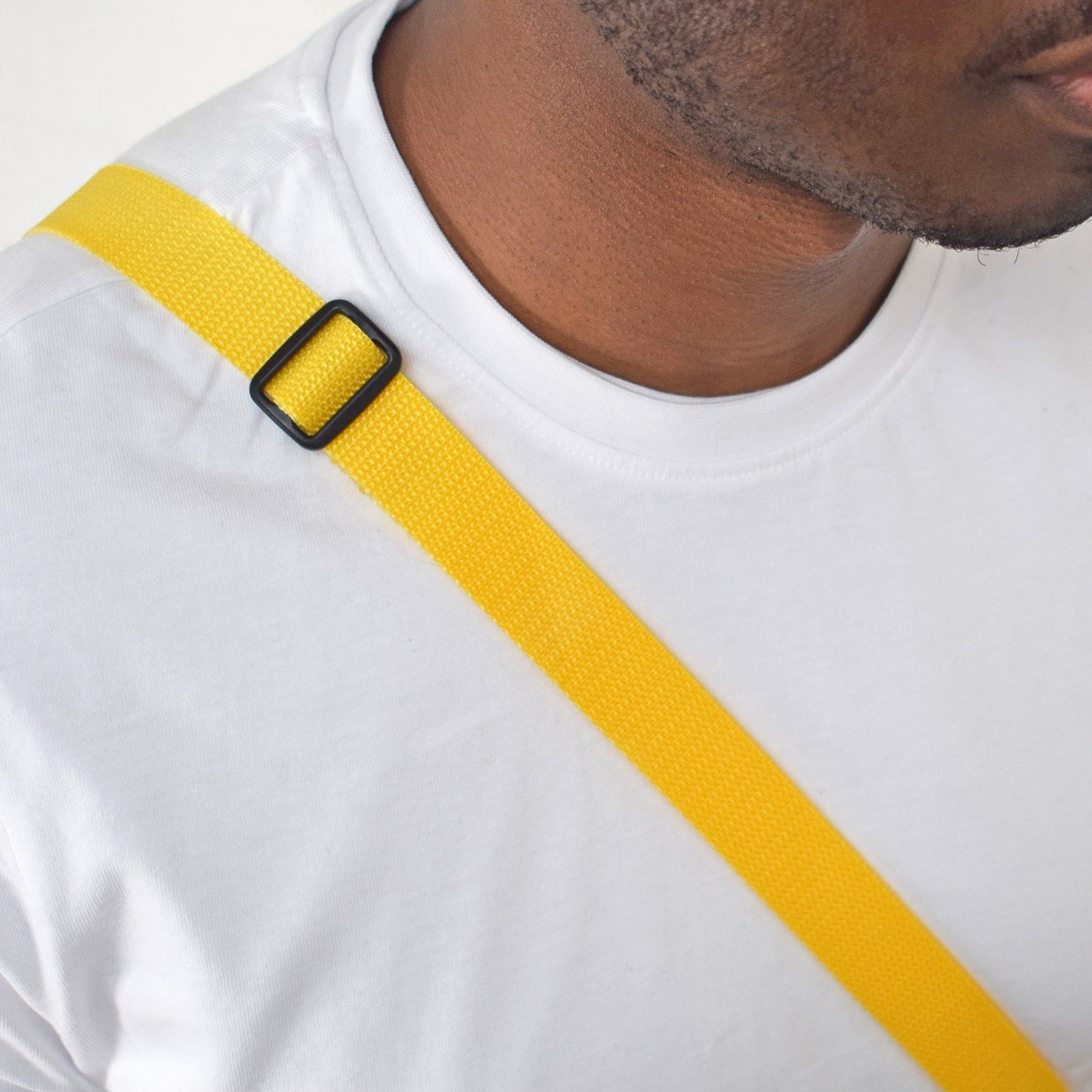 Universal Adjustable Shoulder Strap 25mm YELLOW
