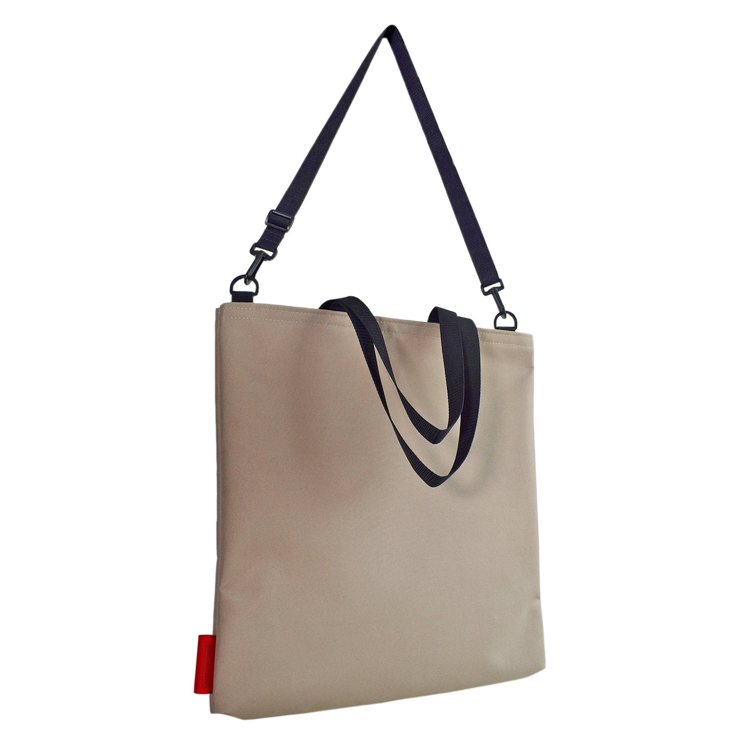 Oversized RECORD Tote Bag | SAND