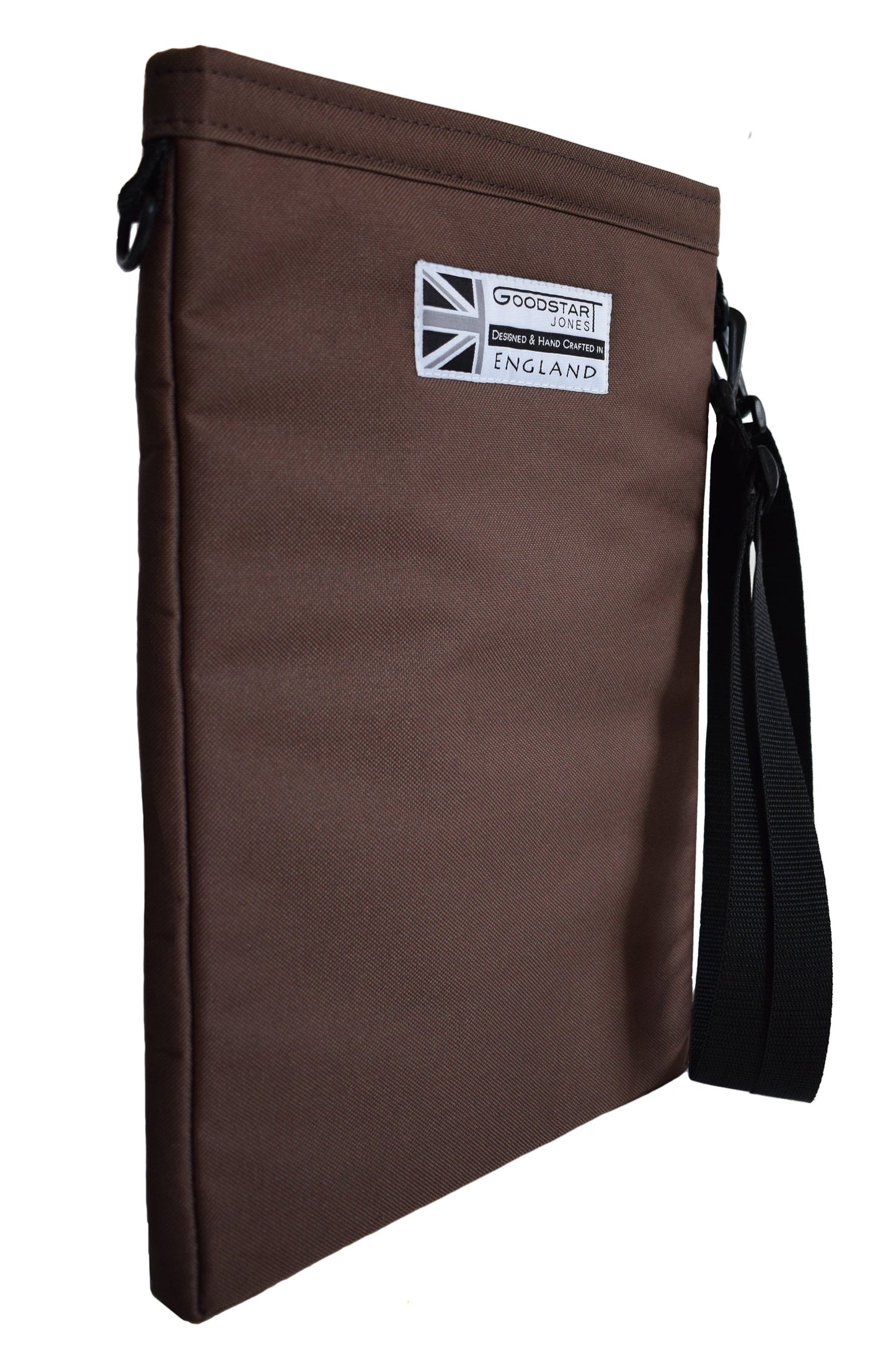 made in Britain by Goodstart Jones a brown Laptop sleeve