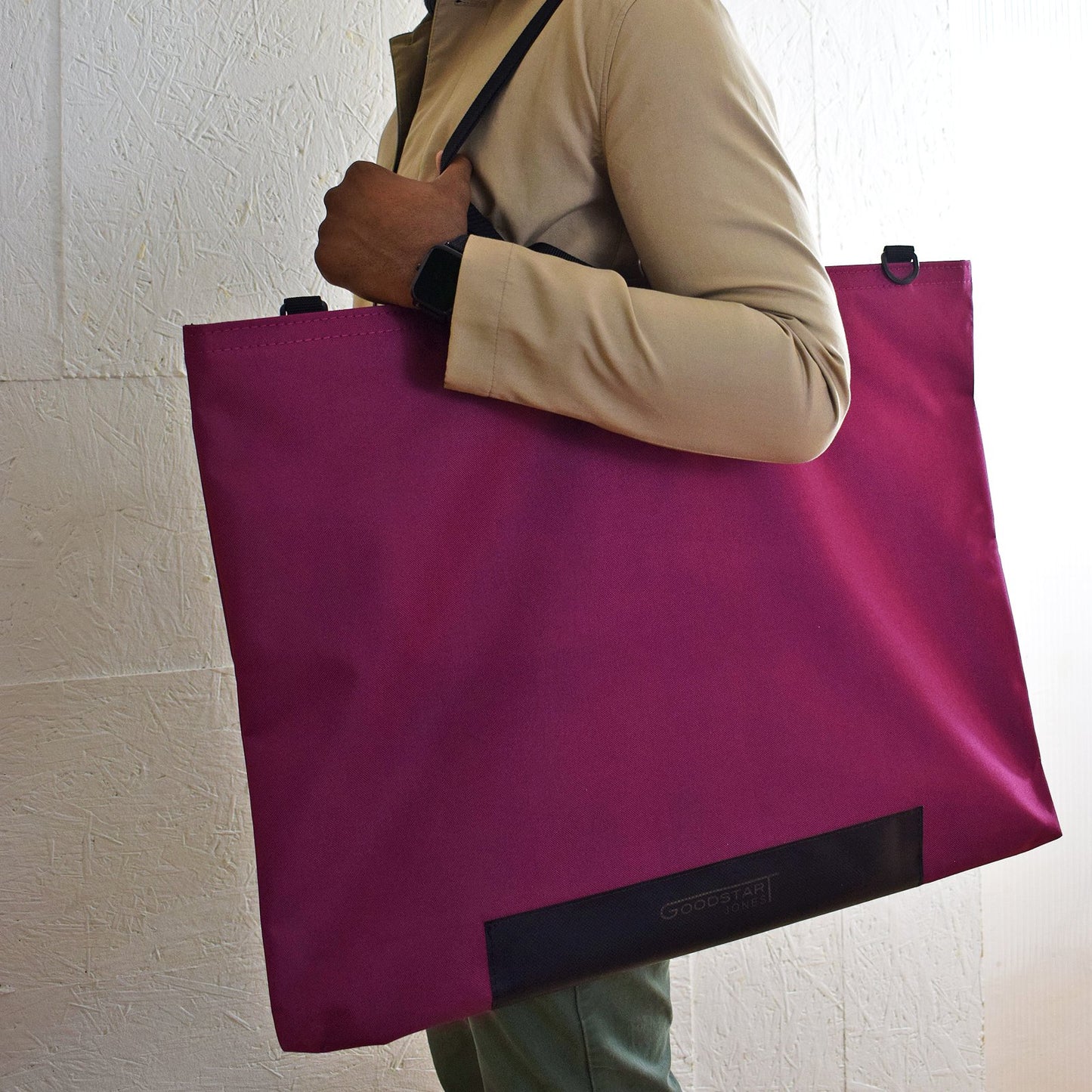 XL Tote Bag Shopper | WINE RED