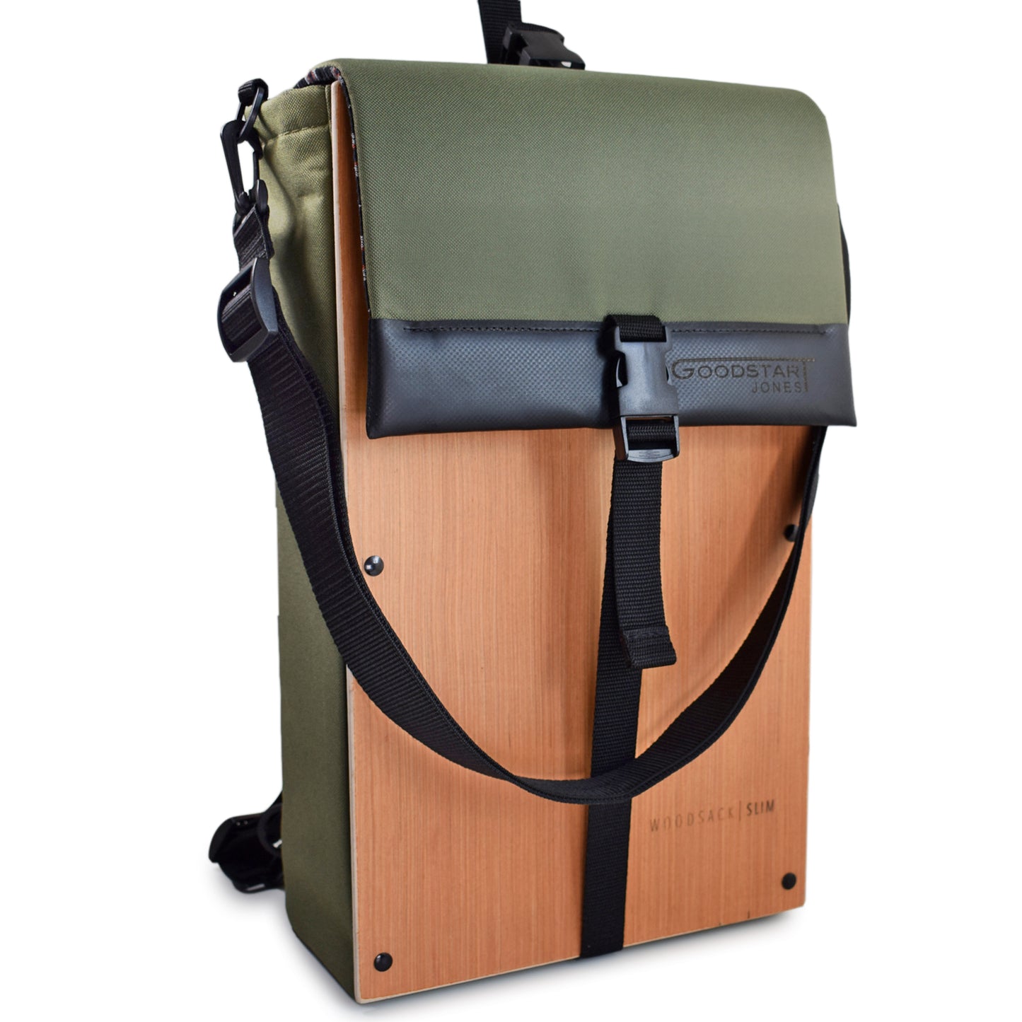 Woodsack Slim Backpack | OLIVE GREEN
