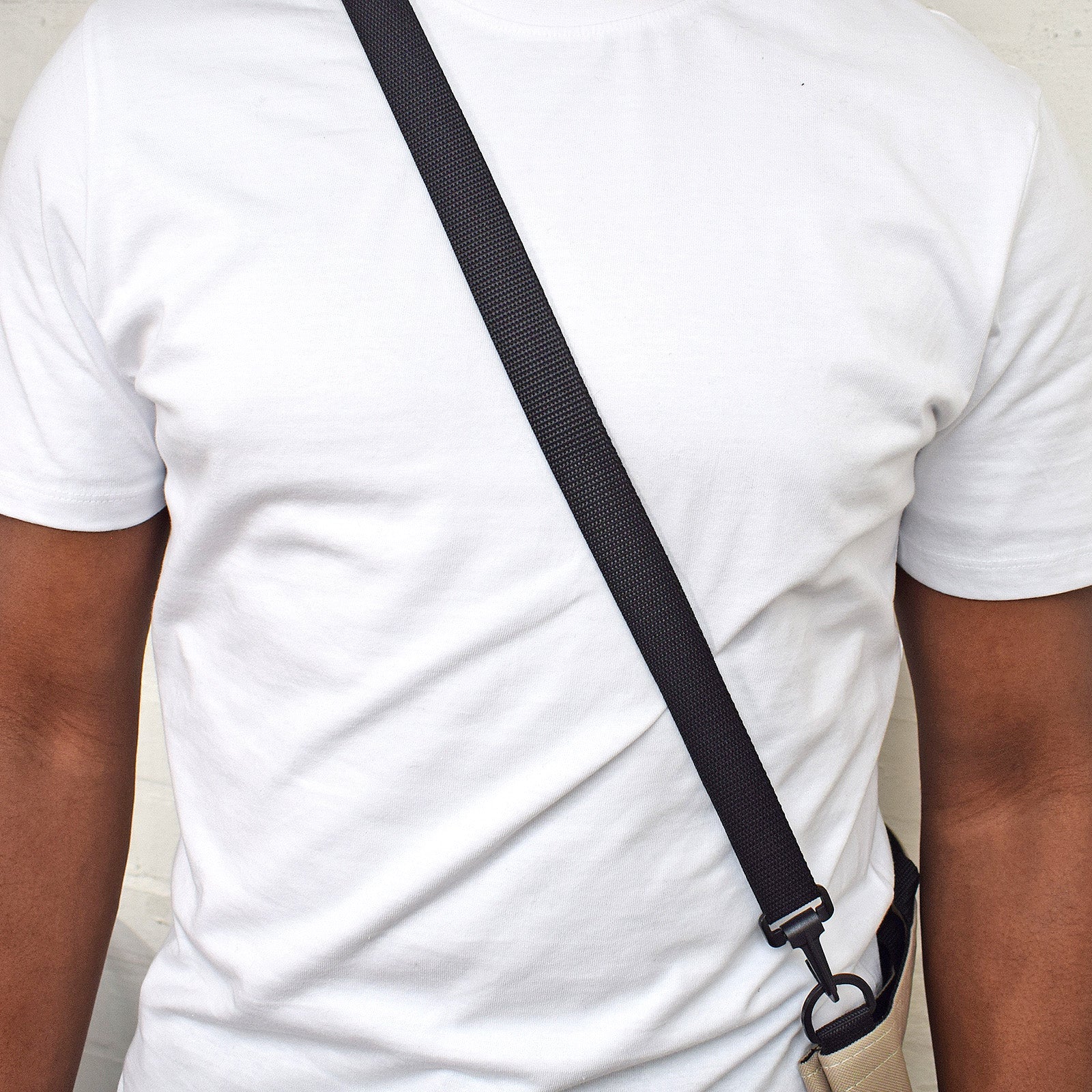 25mm shoulder strap worn across chest
