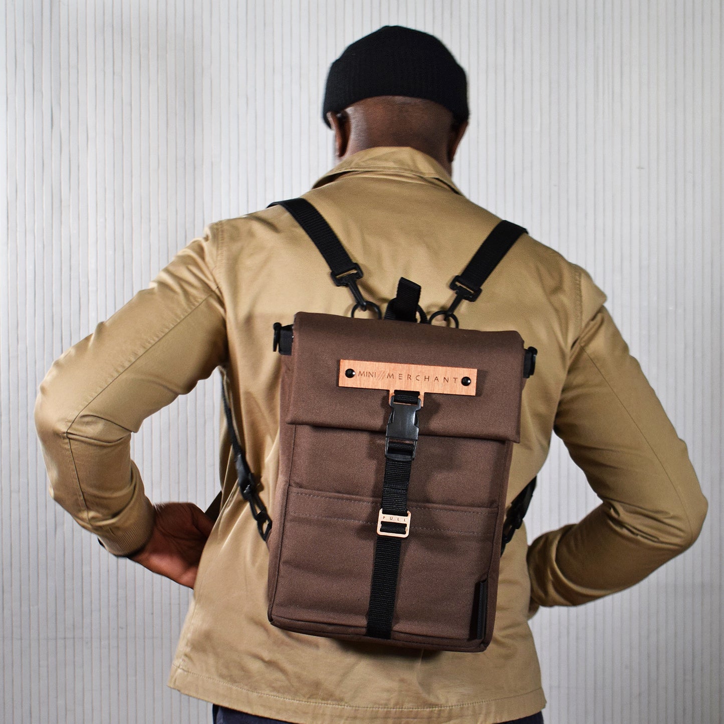 Mini Merchant Backpack | BROWN