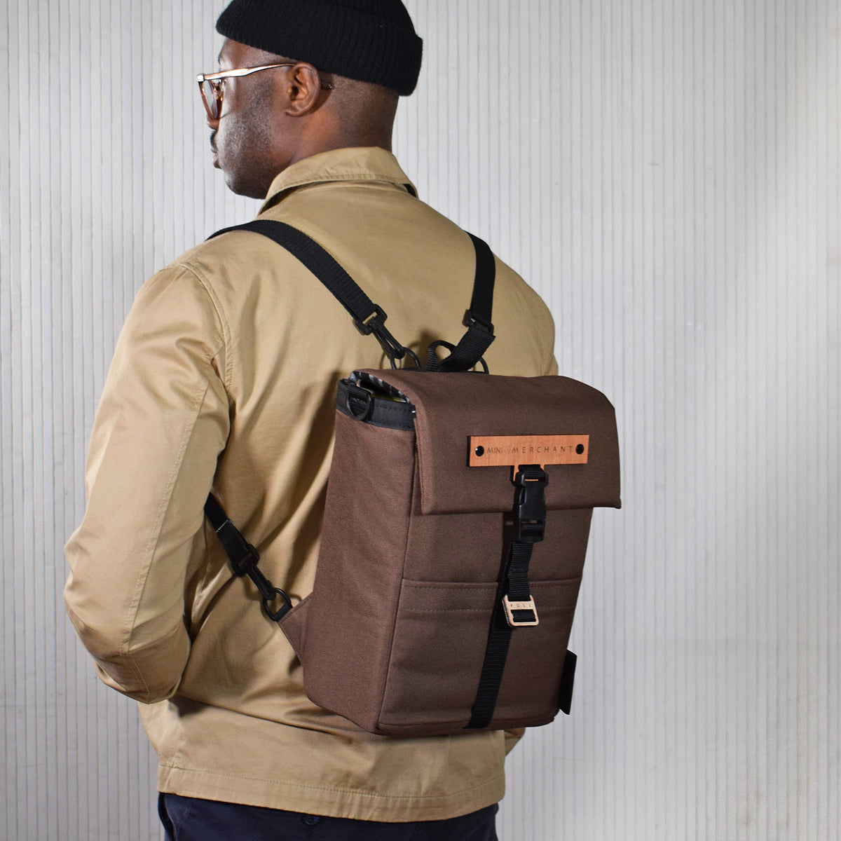 Mini Merchant Backpack | BROWN