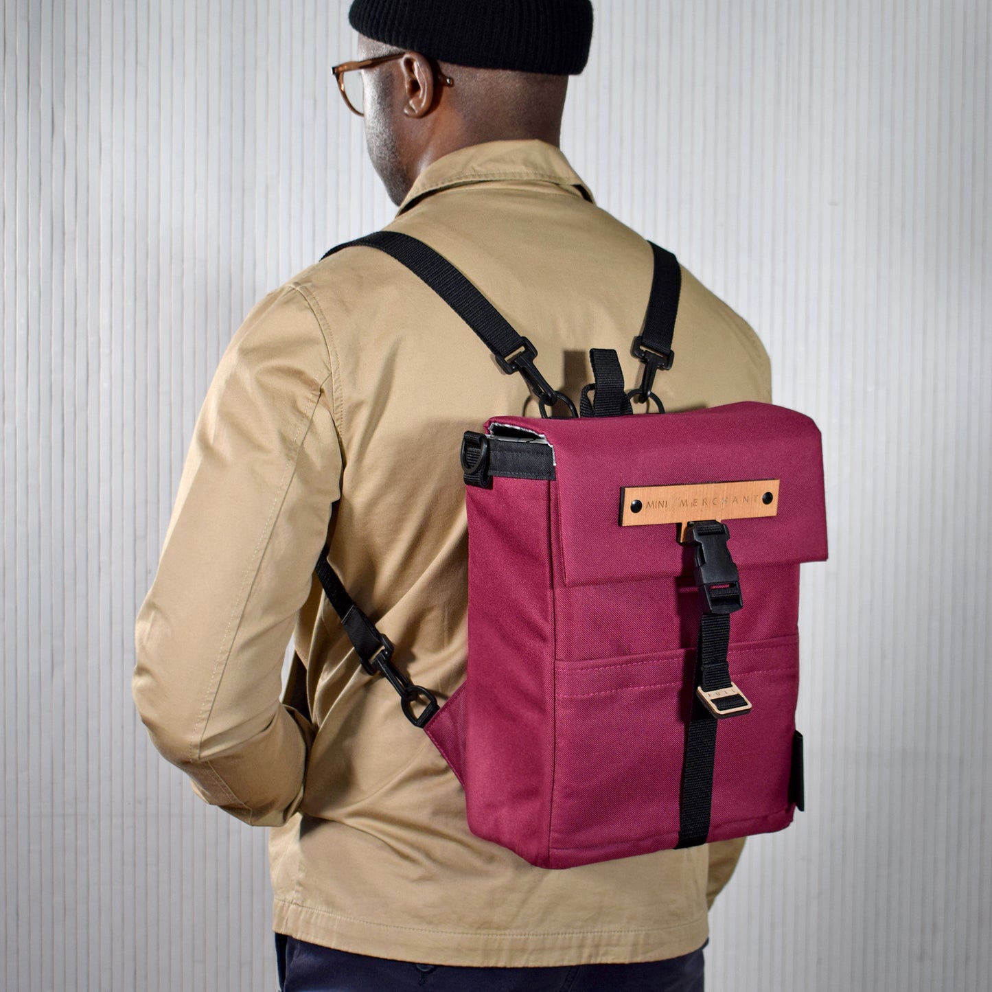 Mini Merchant Backpack | WINE
