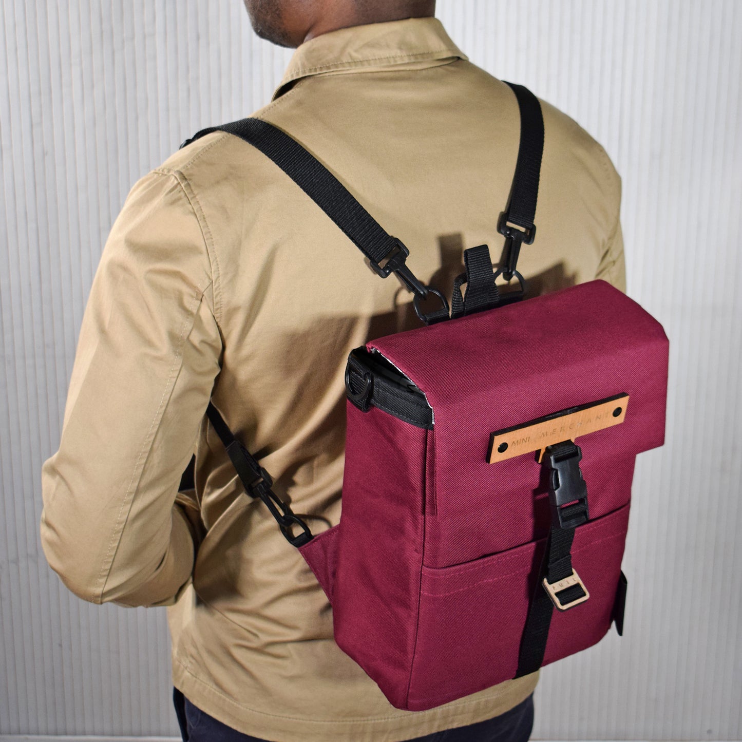 Mini Merchant Backpack | WINE