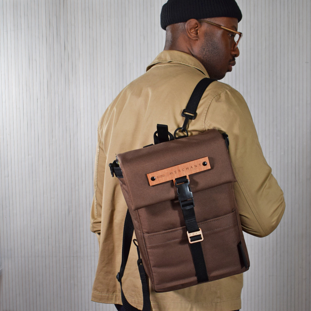 Mini Merchant Backpack | BROWN