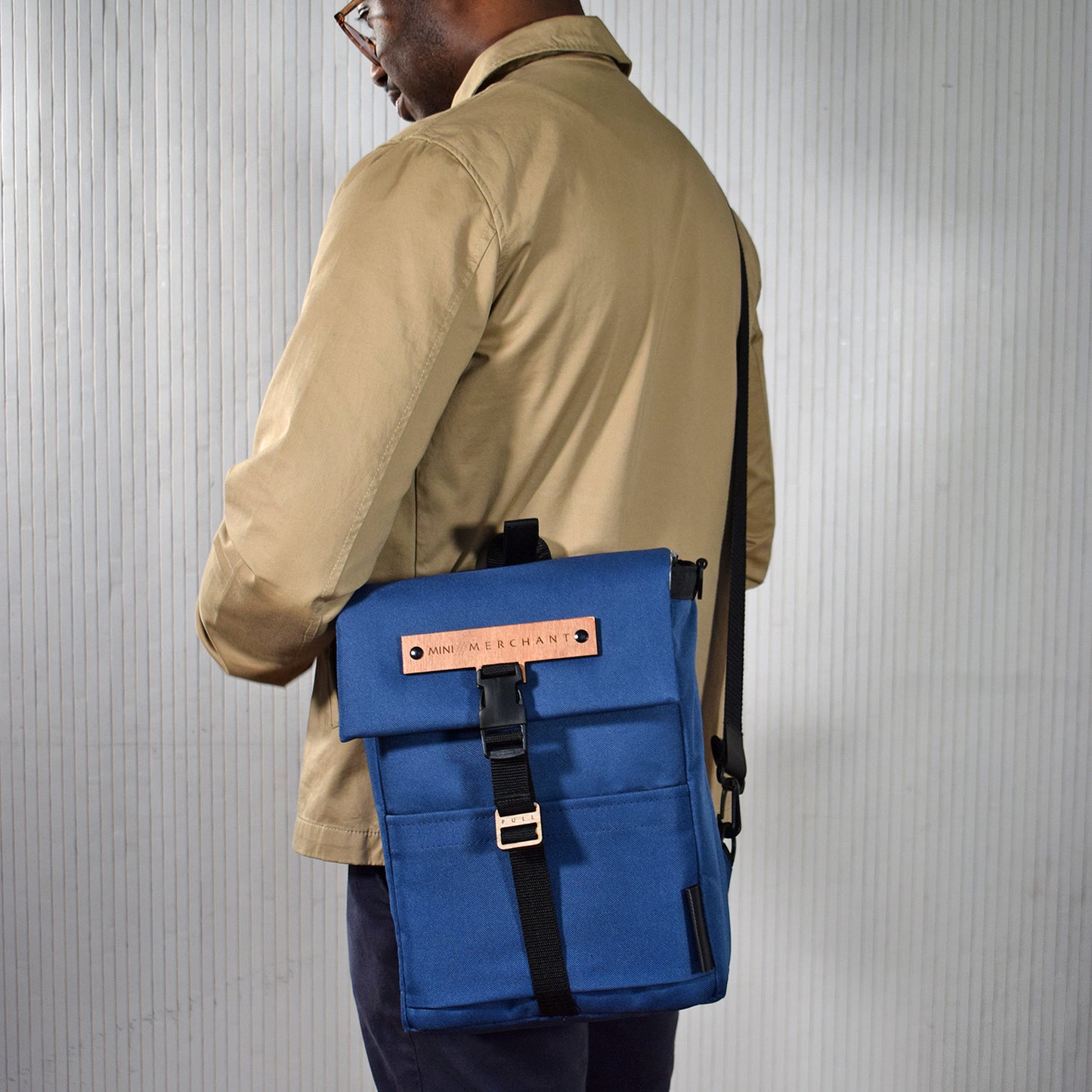 Mini Merchant Backpack | NAVY BLUE