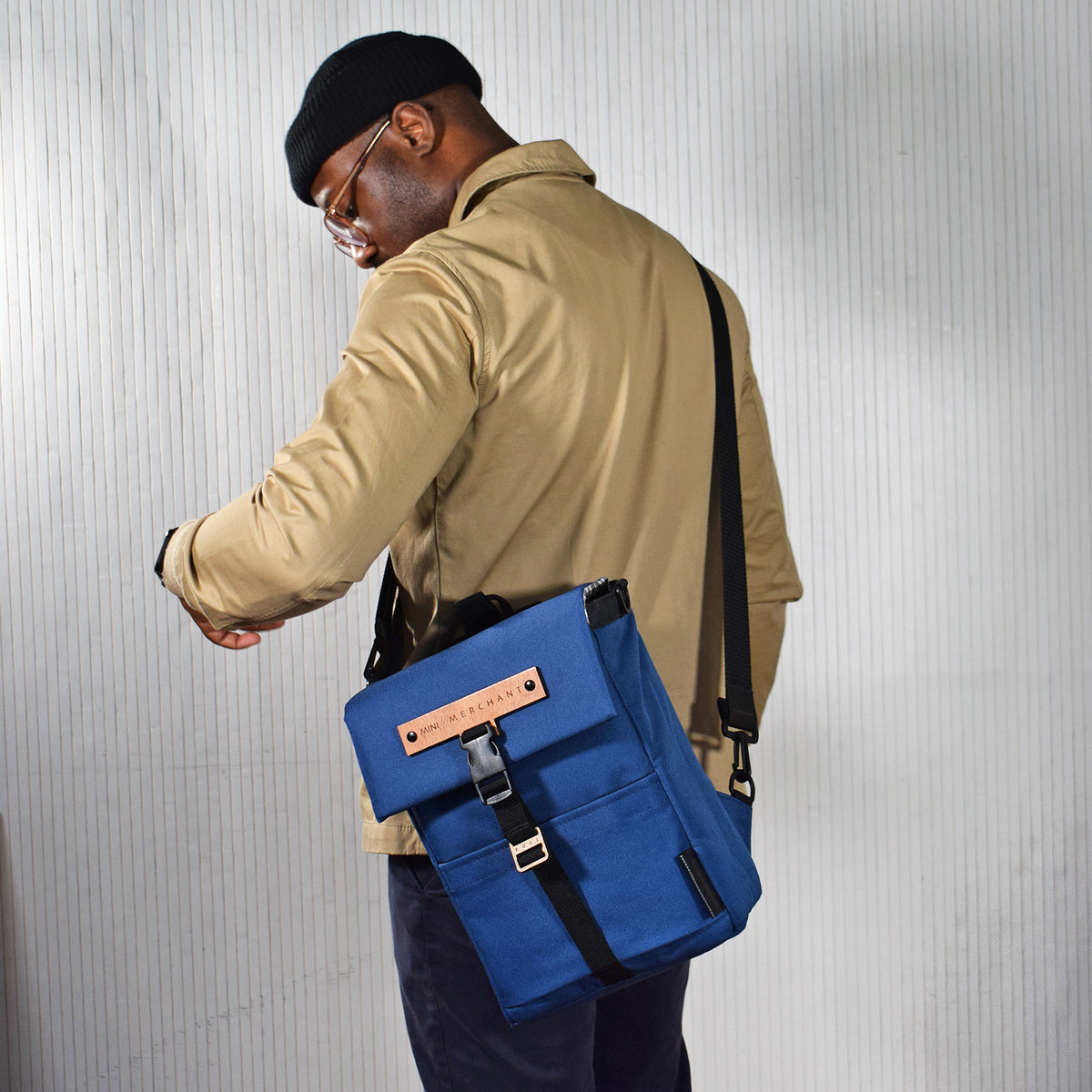 Mini Merchant Backpack | NAVY BLUE