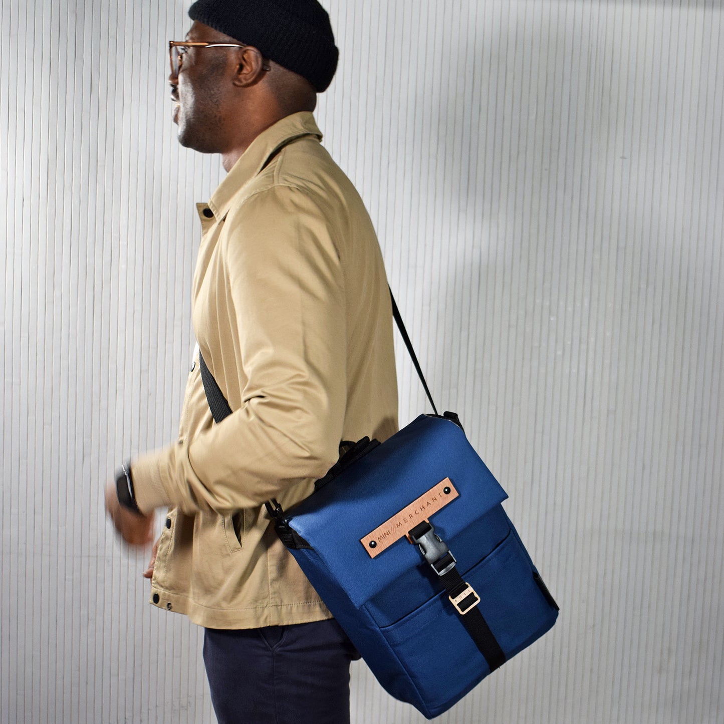 Mini Merchant Backpack | NAVY BLUE
