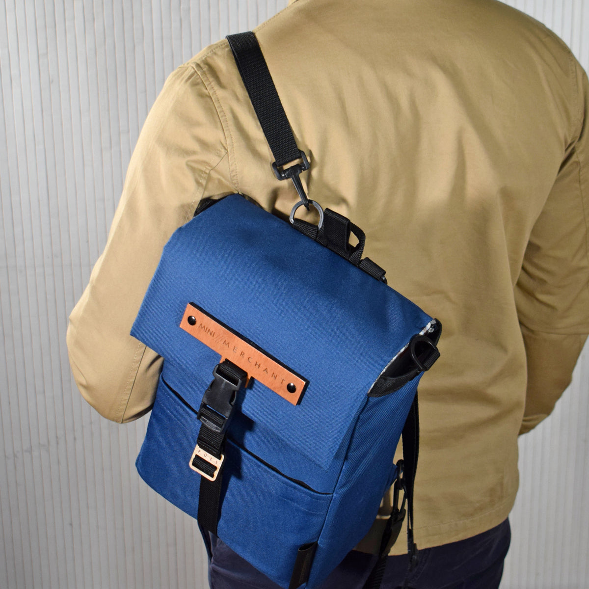 Mini Merchant Backpack | NAVY BLUE
