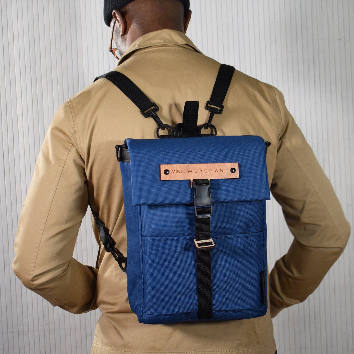Mini Merchant Backpack | NAVY BLUE