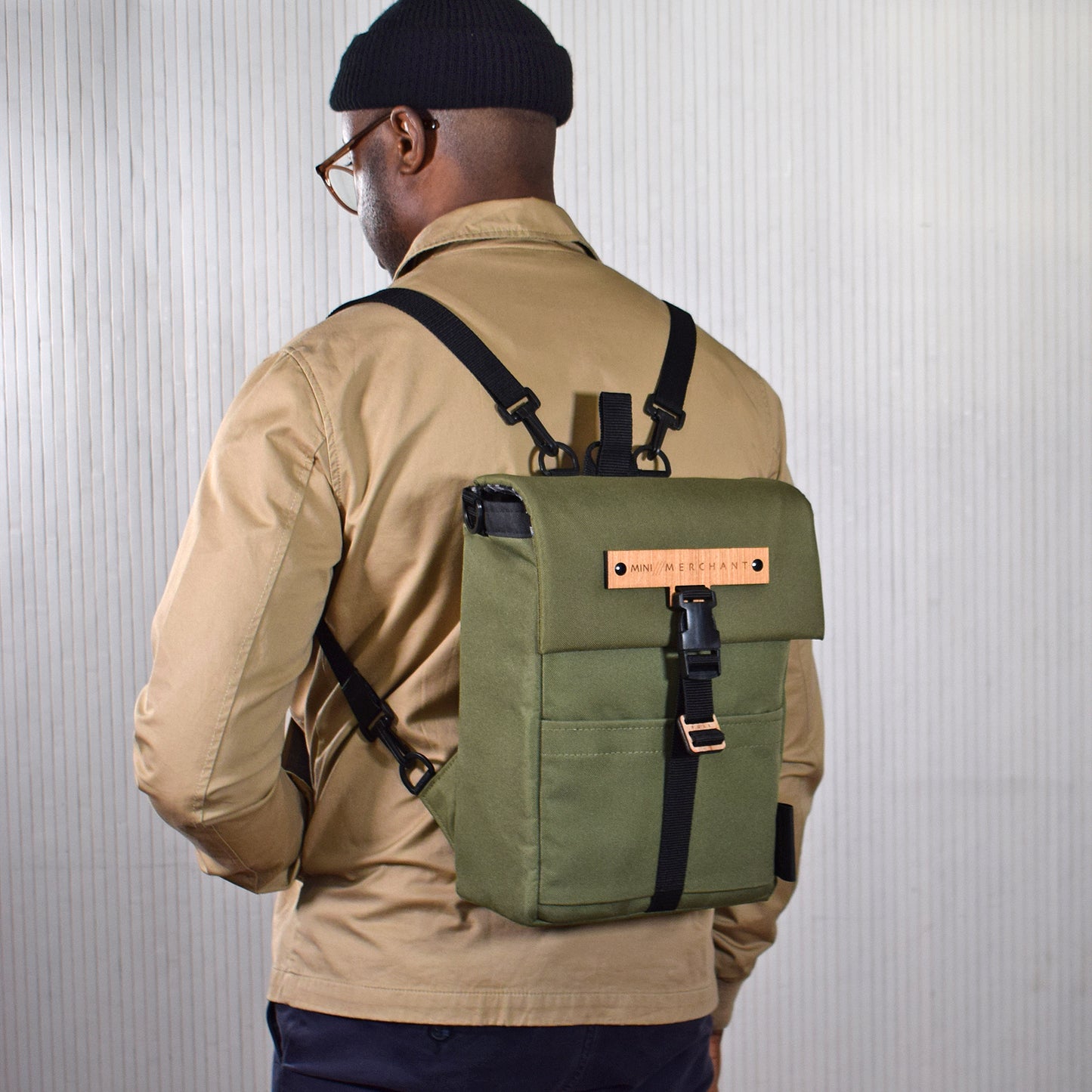 Mini Merchant Backpack | OLIVE GREEN