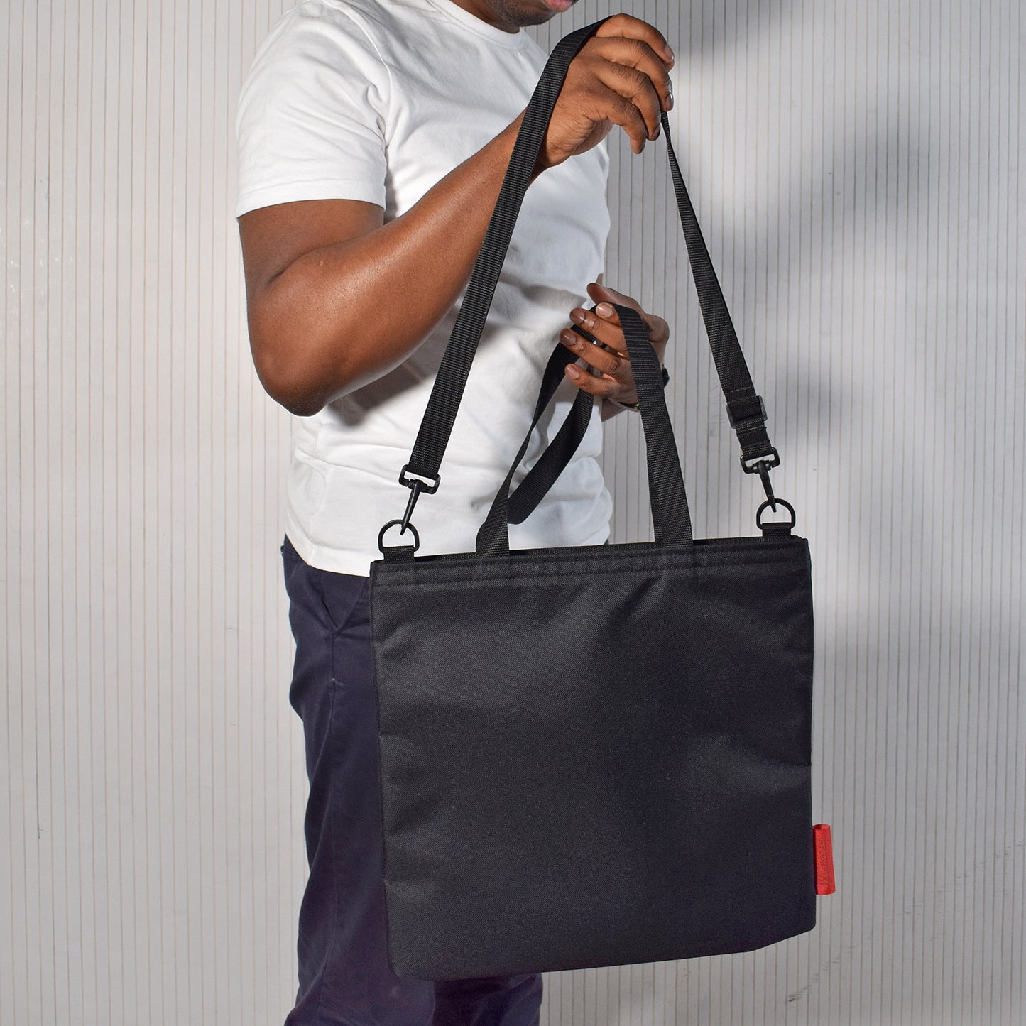 Compact UTILITY Tote Bag | BLACK