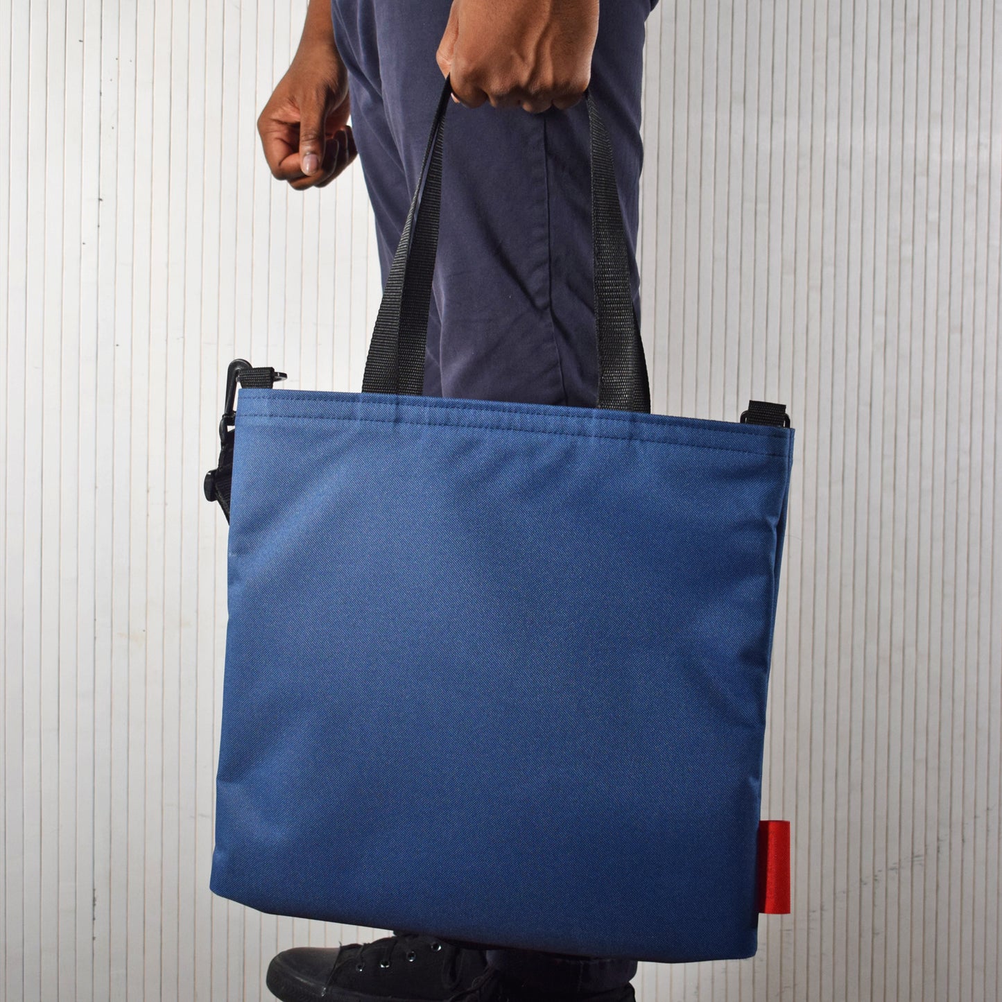 Compact UTILITY Tote Bag | NAVY BLUE