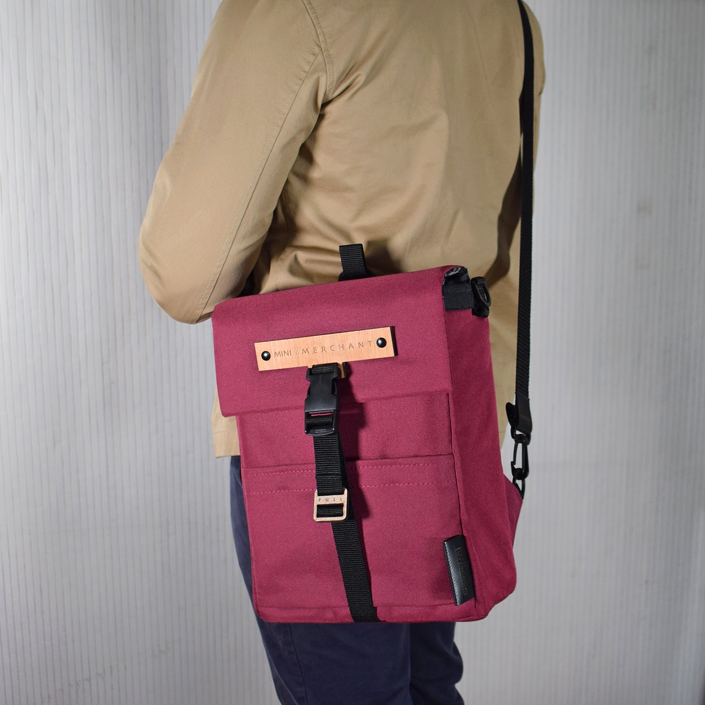 Mini Merchant Backpack | WINE