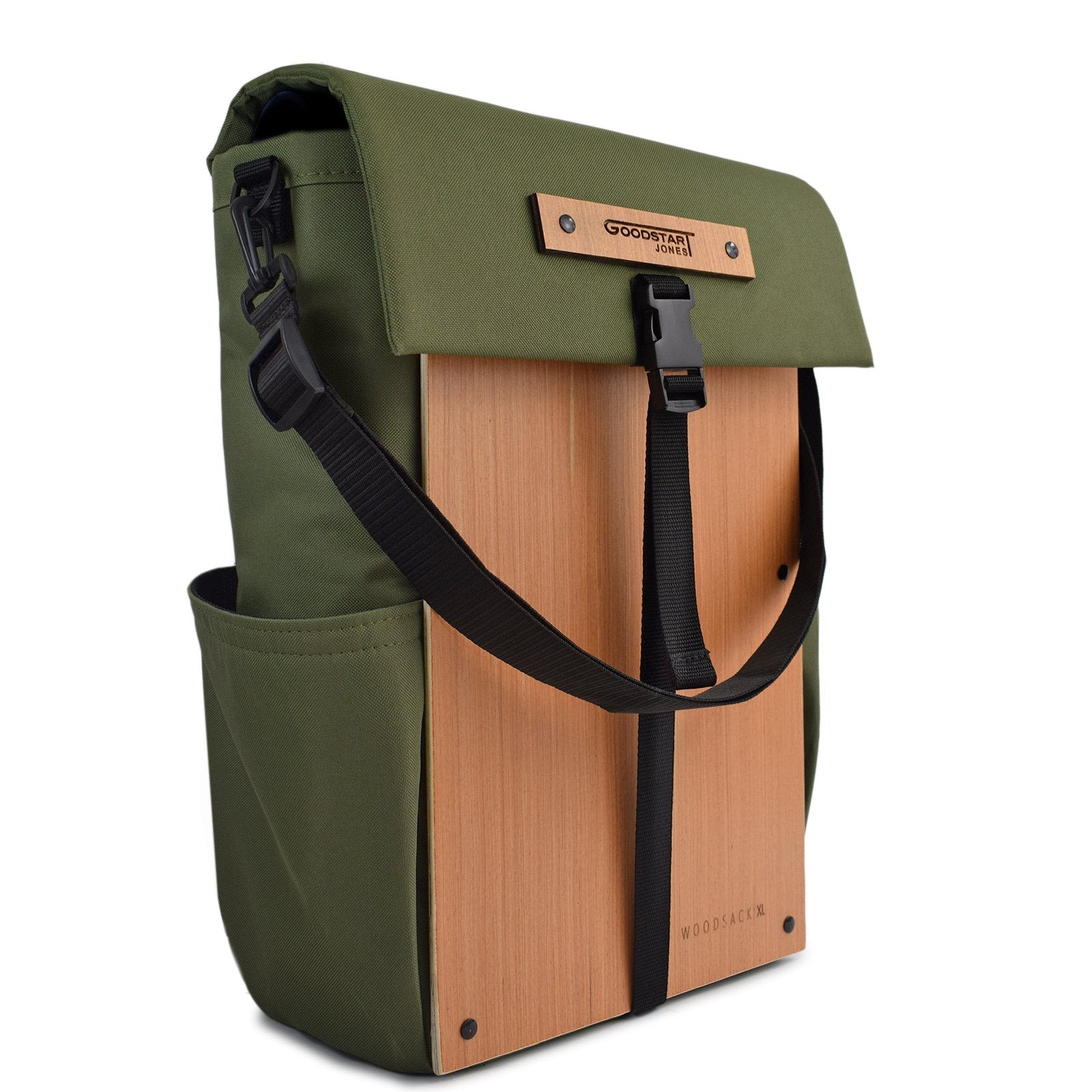 woodsack XL Backpack in olive green 