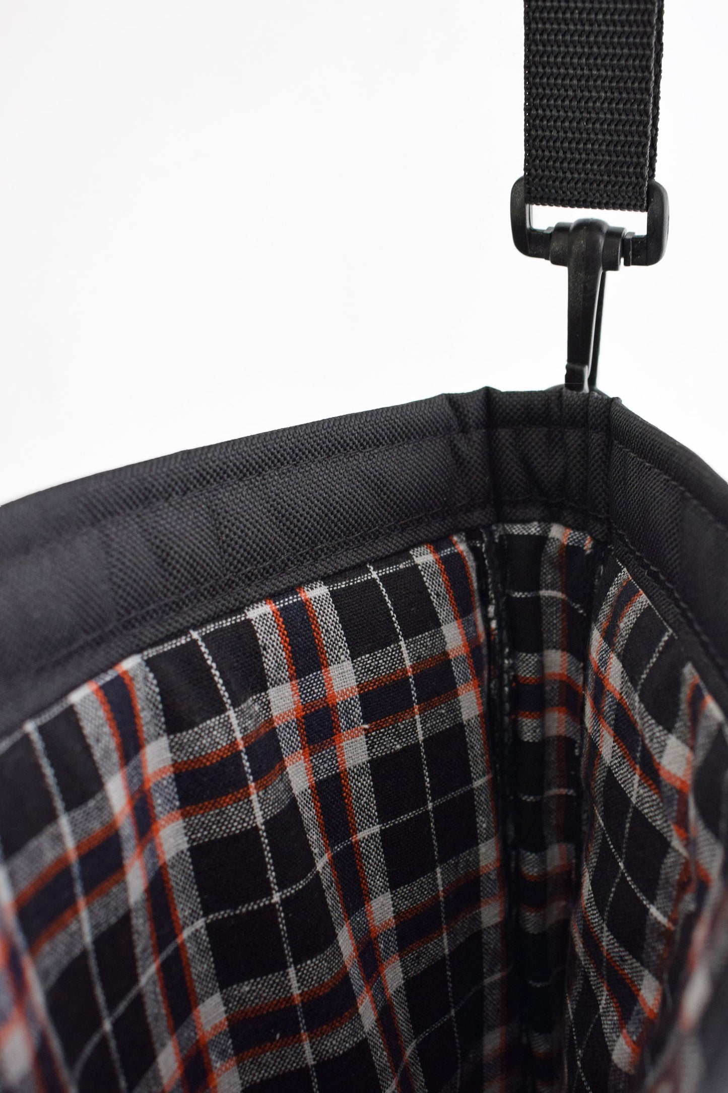 interior of black padded laptop sleeve by Goodstart Jones 