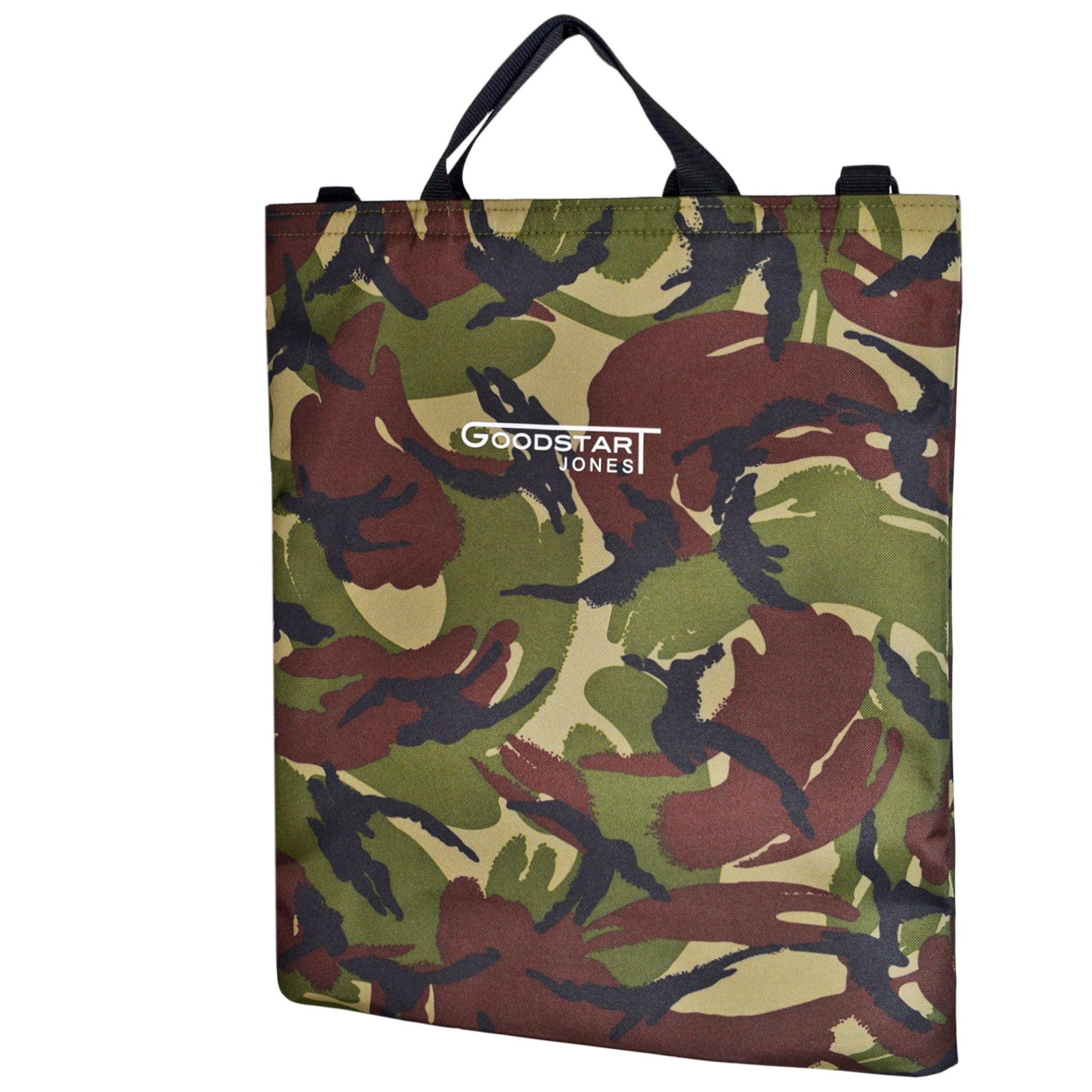Green Camouflage shopper tote bag 