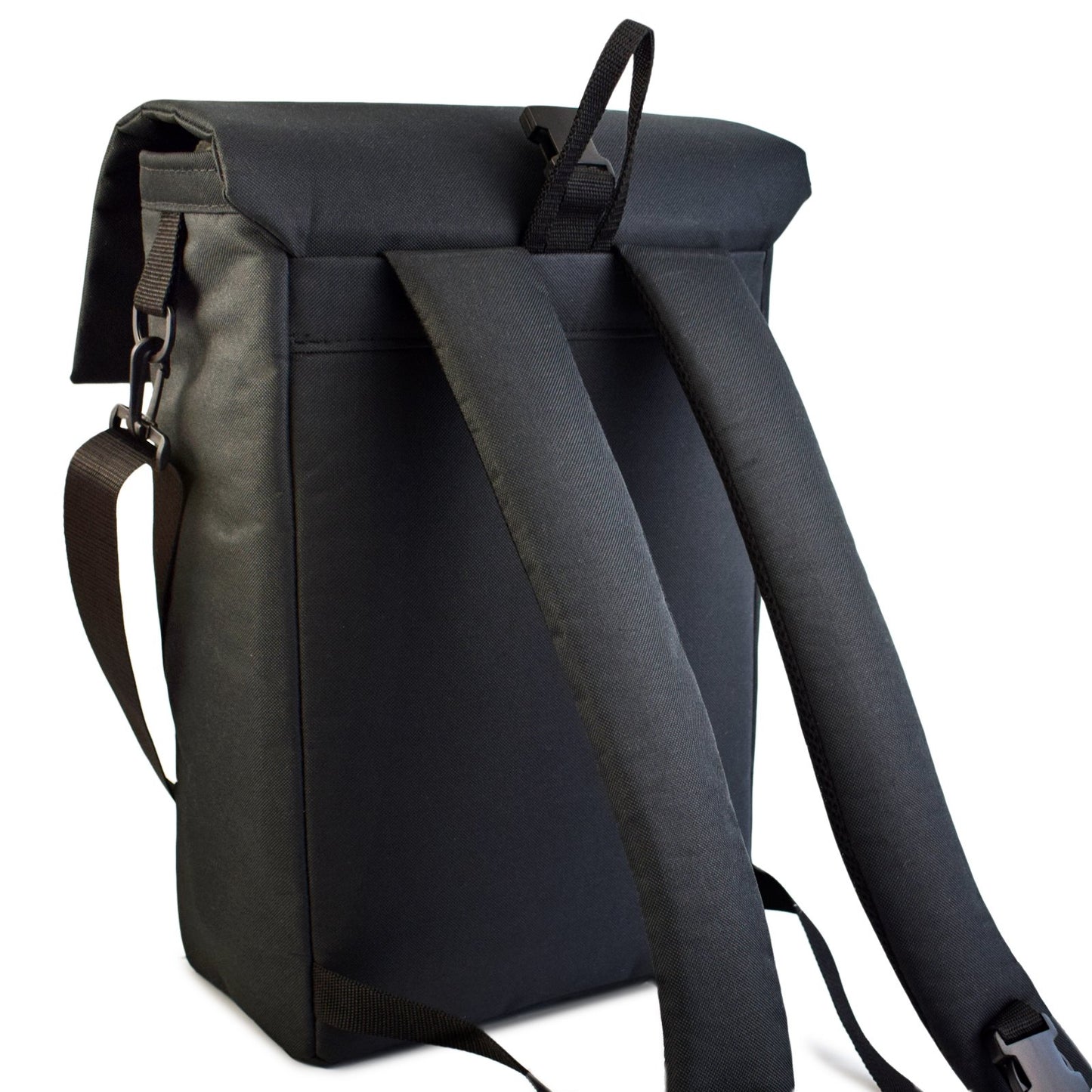 Padded Laptop Backpack in black made by Goodstart Jones 