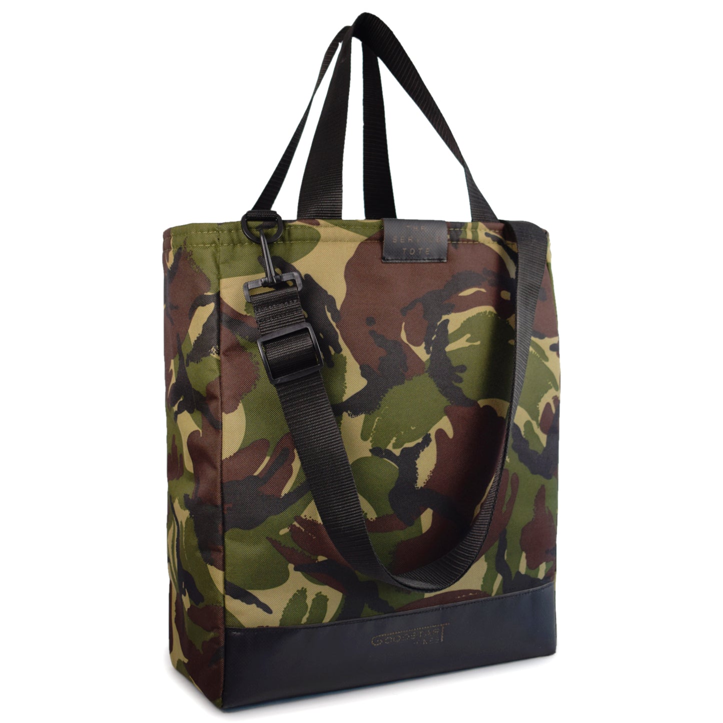 Padded SERVICE Tote Bag | CAMO GREEN