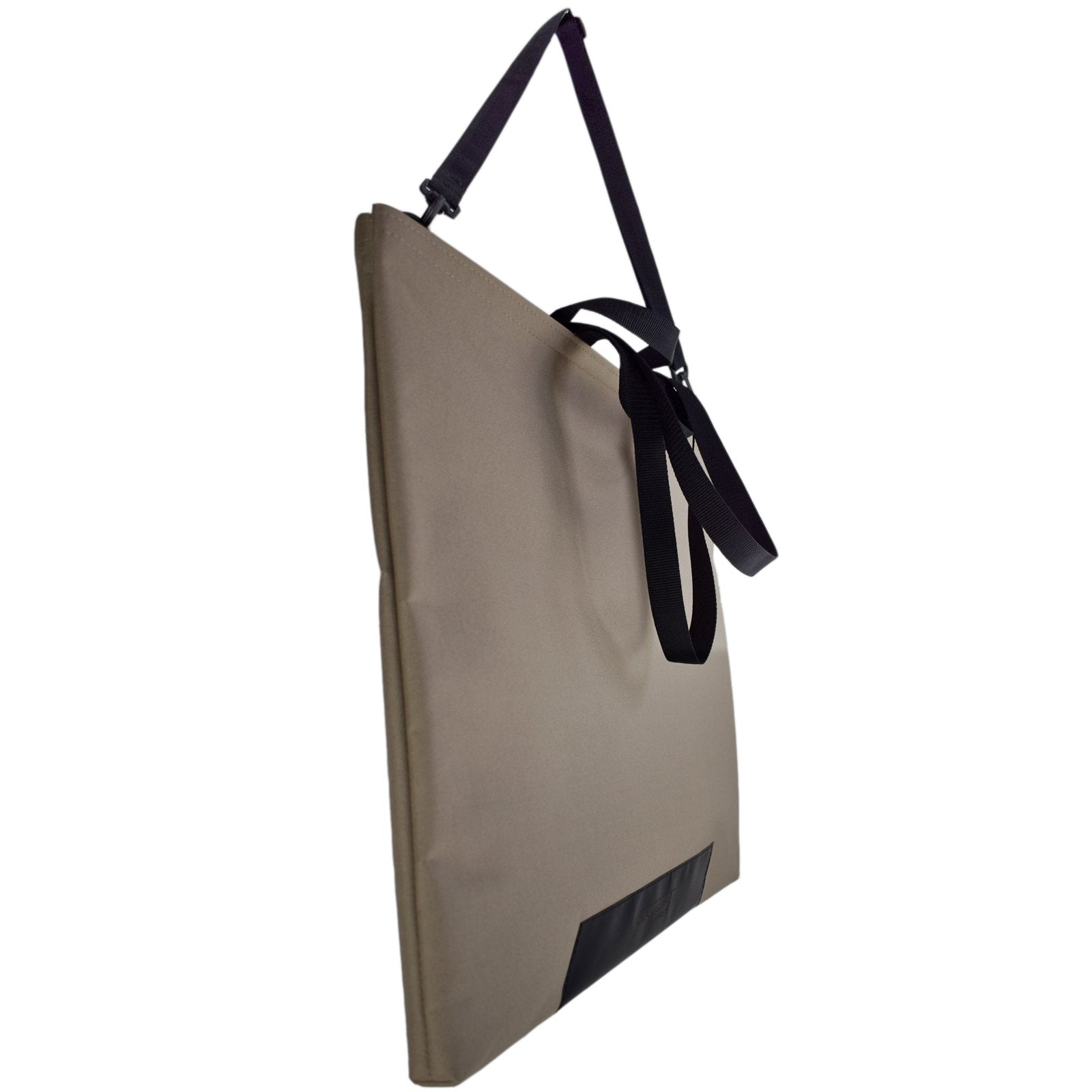 side view of large tote bag
