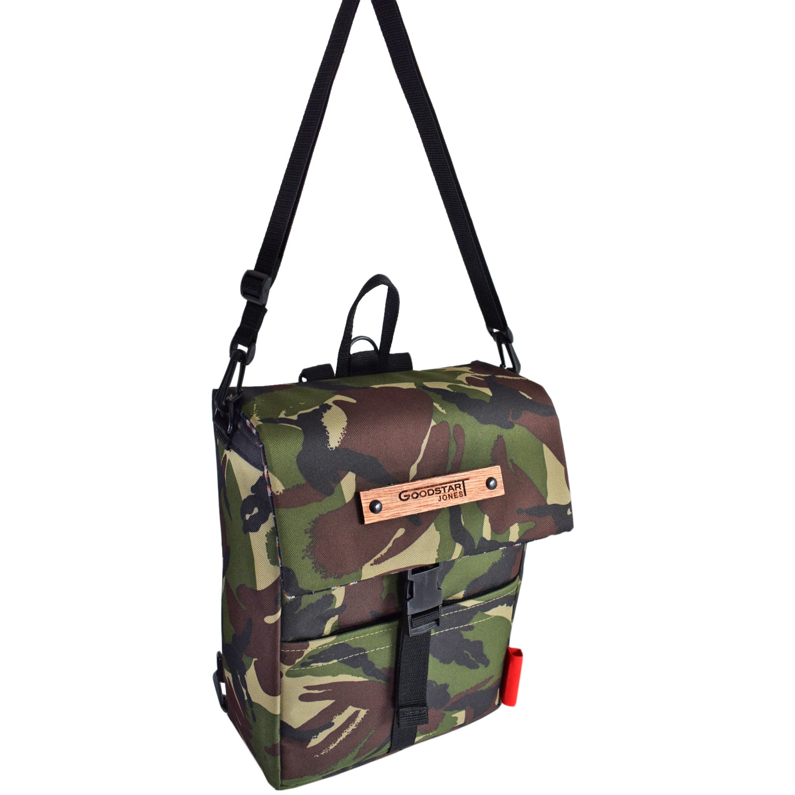 hanging camouflage green backpack 